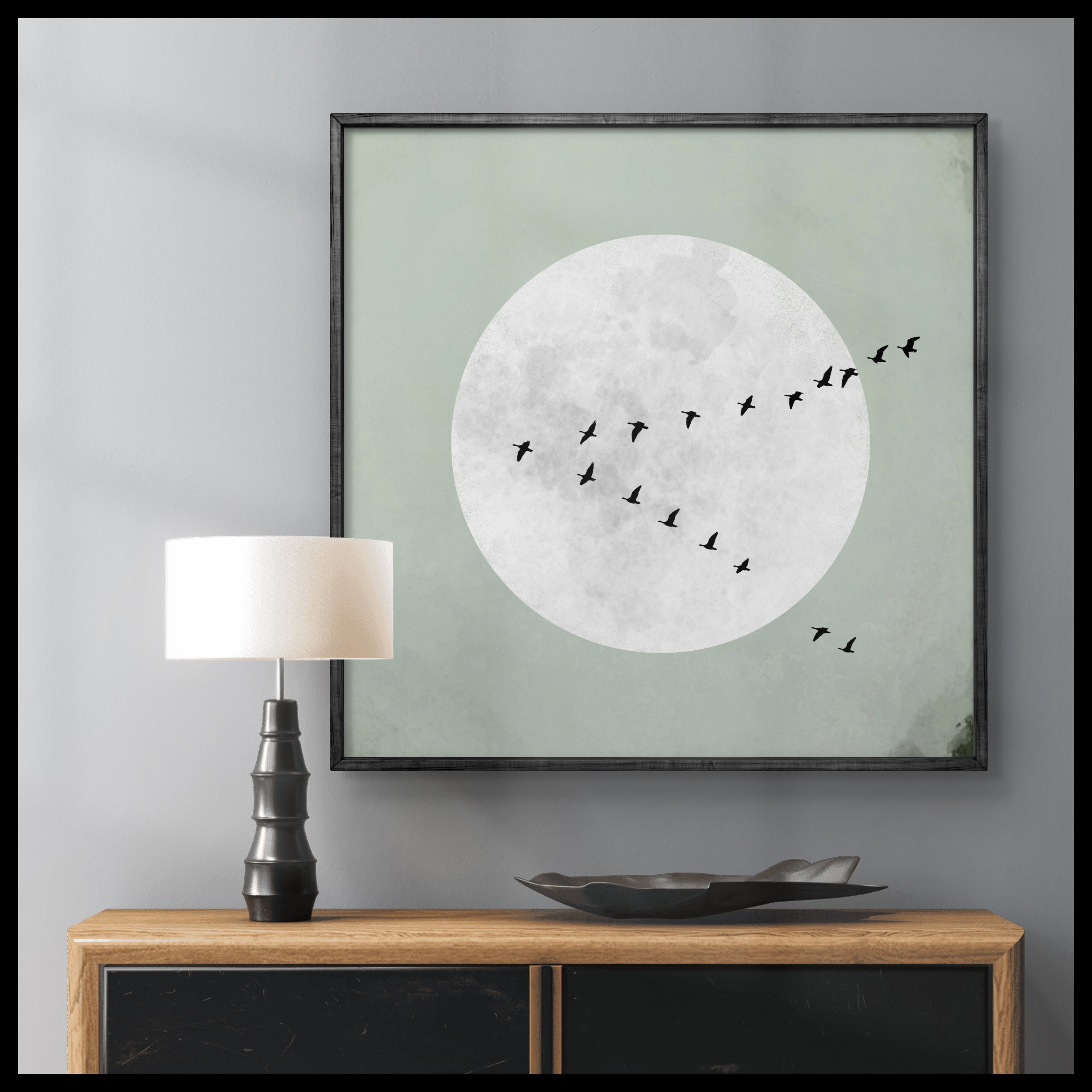 Moon Wall Art - Japandi inspirations for your home