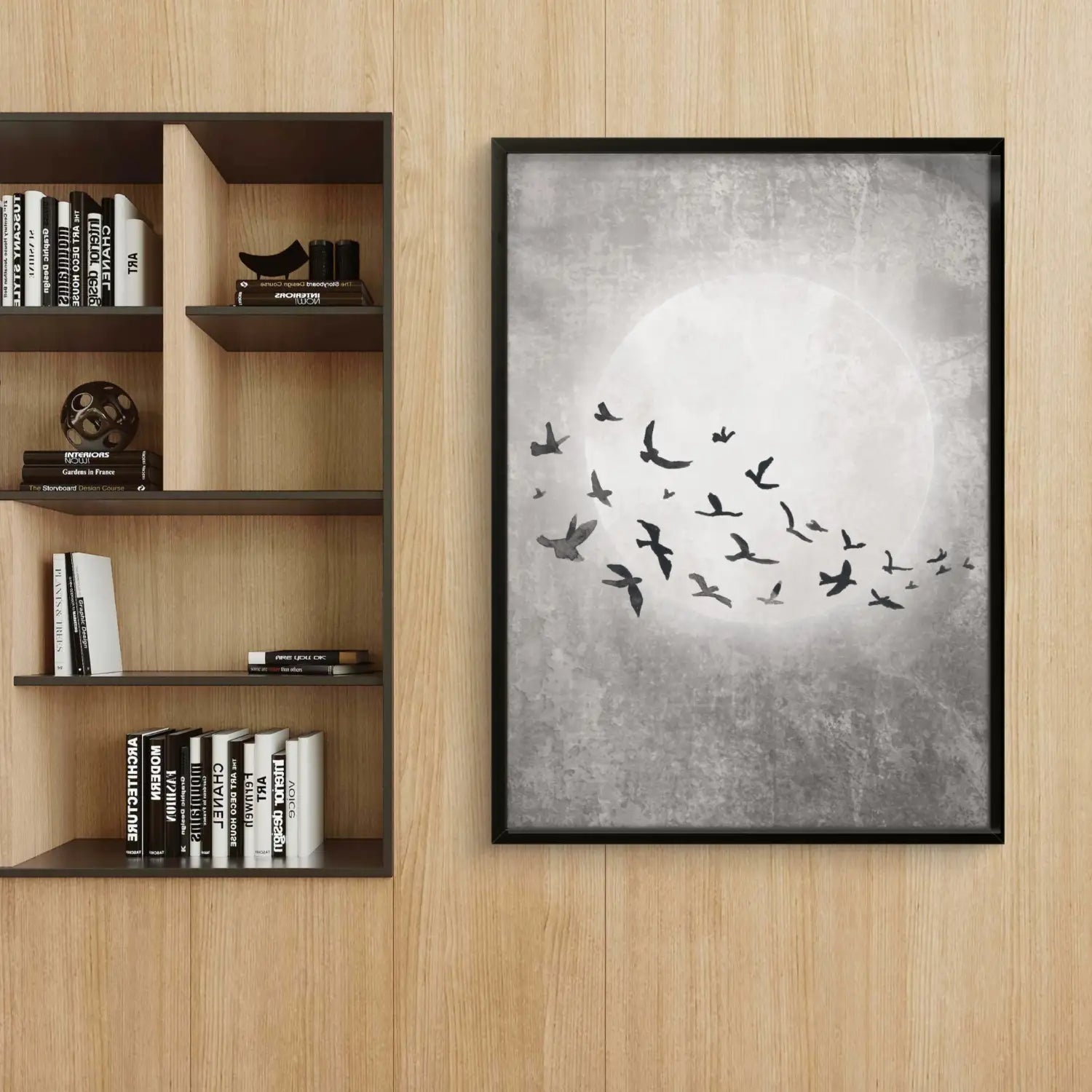Elegancia discreta: obra de arte en beige y malva