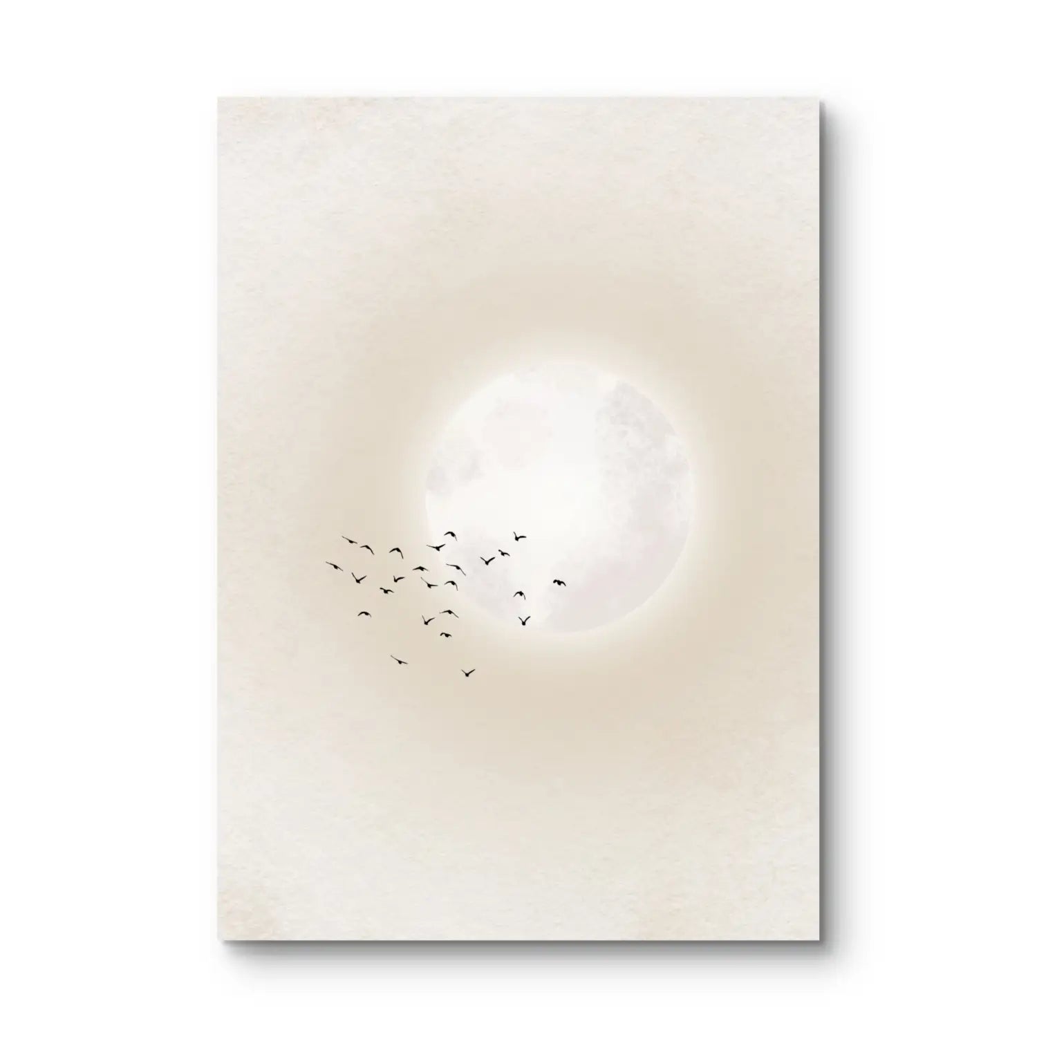 Elegancia discreta: obra de arte en beige y malva