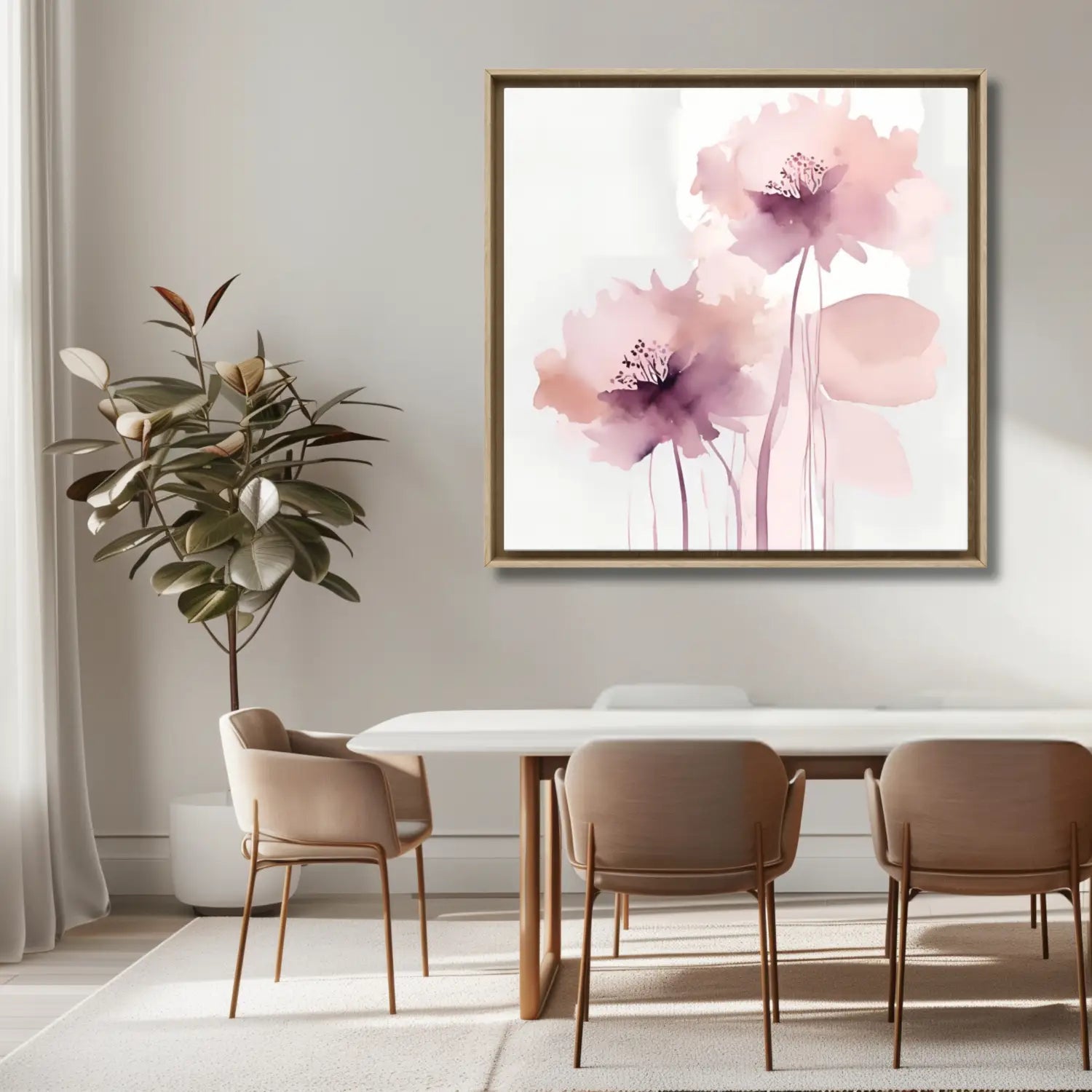 Awakening II - Blush wall art for calm spaces