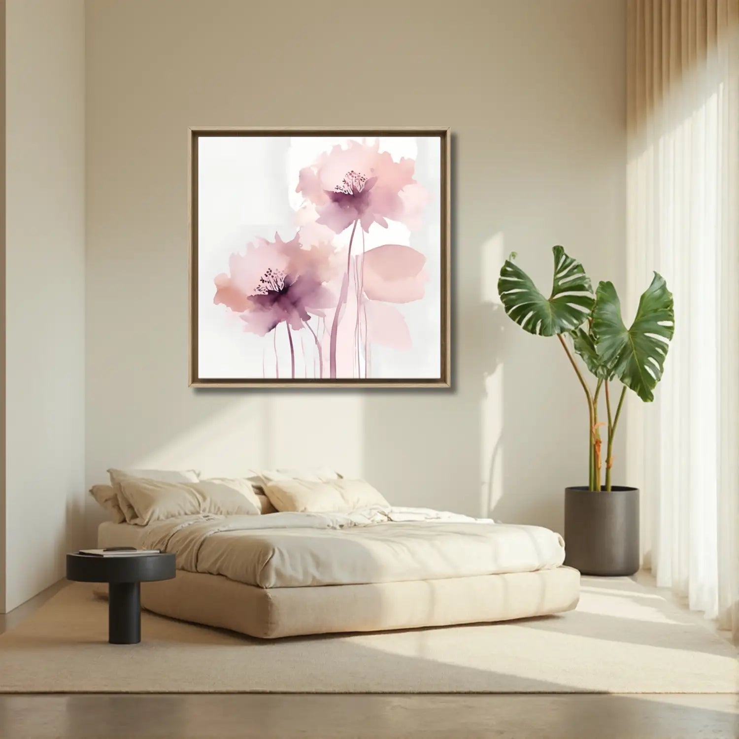 Awakening II - Blush wall art for calm spaces