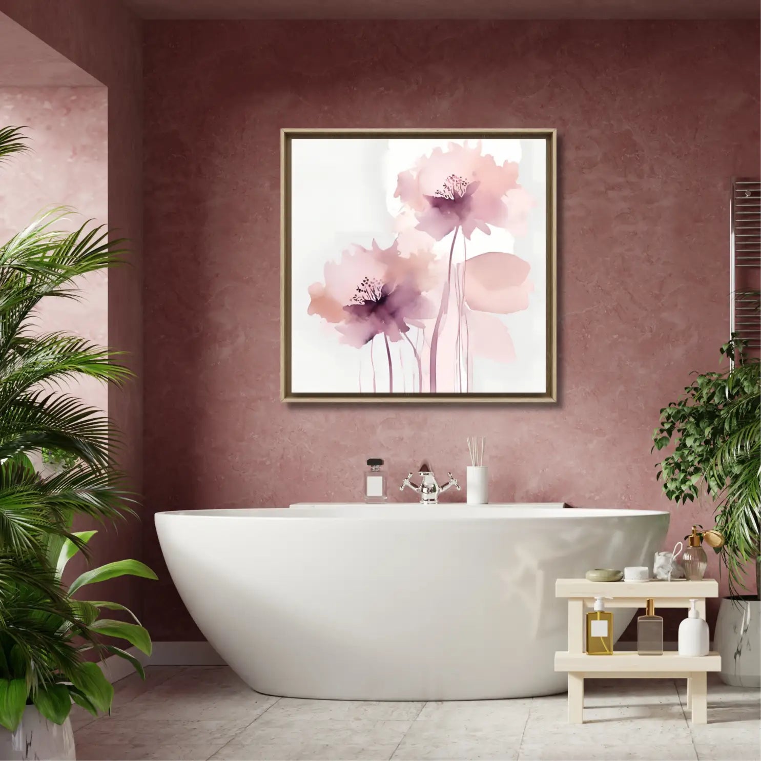 Awakening II - Blush wall art for calm spaces