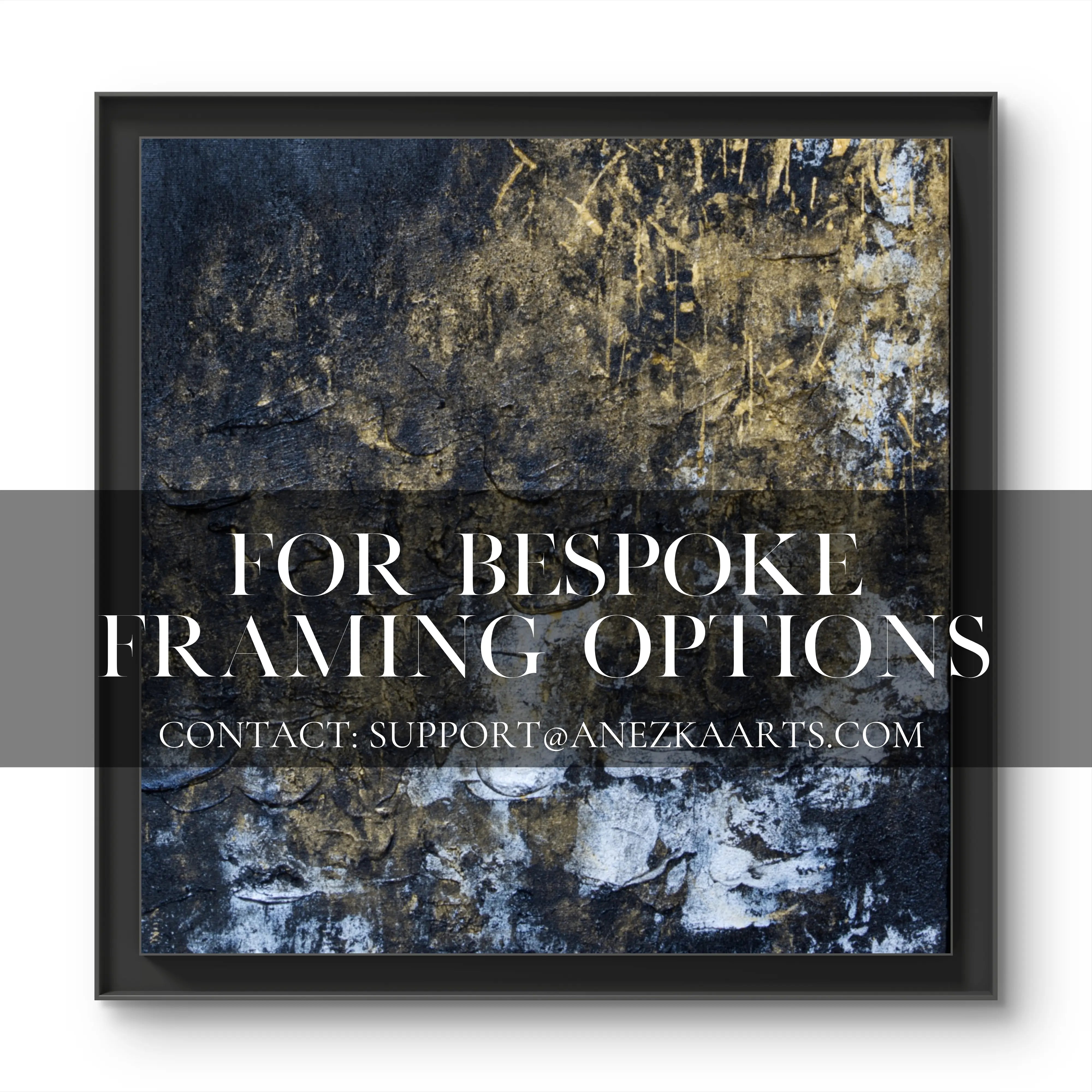 Noir Abundance | Black and Gold Wall Art