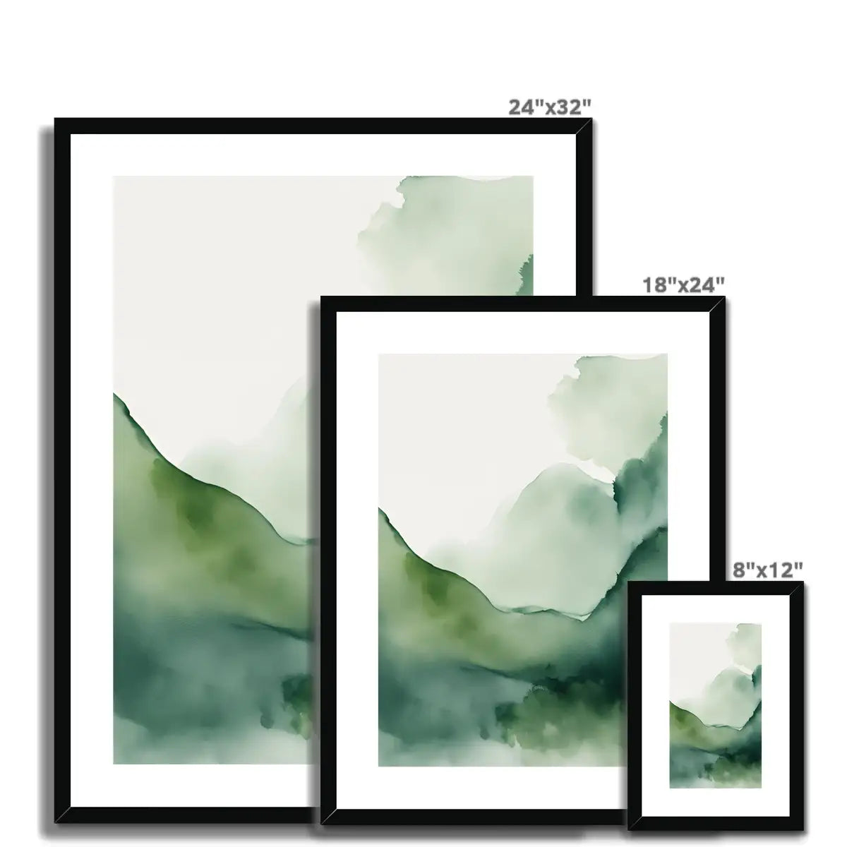 Forest Retreat - Fine Art Print in Luxurious Green Tones
