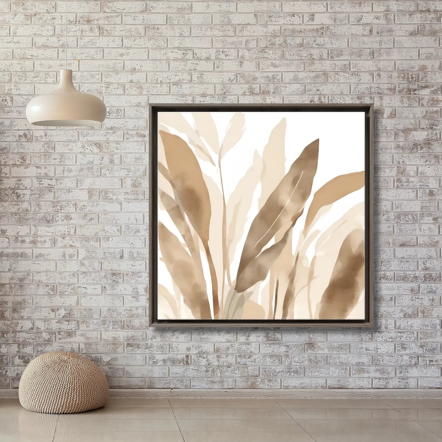 Haven – Botanischer Kunstdruck für ein ruhiges Schlafzimmer