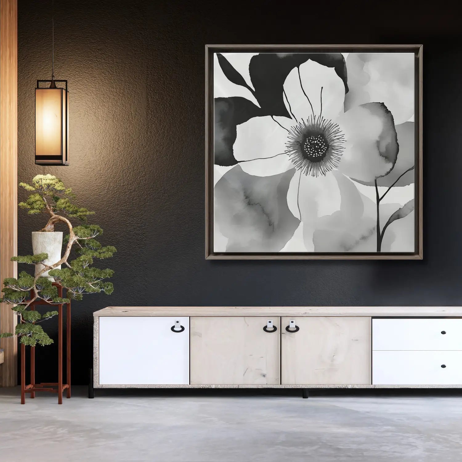 Vergänglichkeit - Wabi Sabi Wandkunst