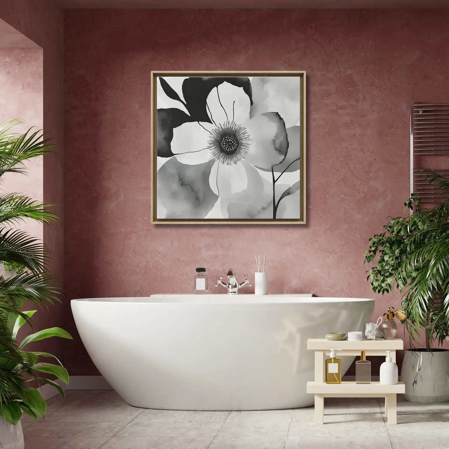 Vergänglichkeit - Wabi Sabi Wandkunst