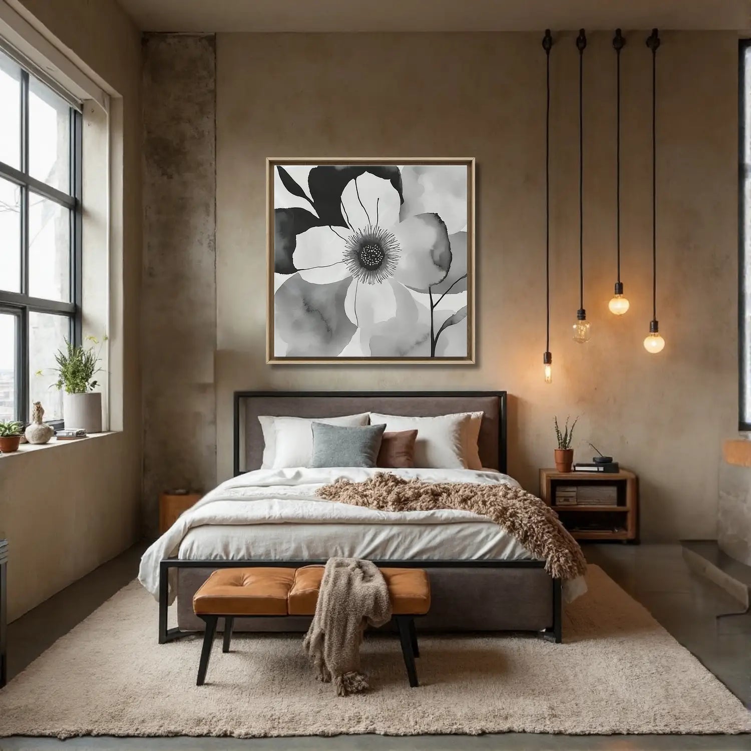 Vergänglichkeit - Wabi Sabi Wandkunst