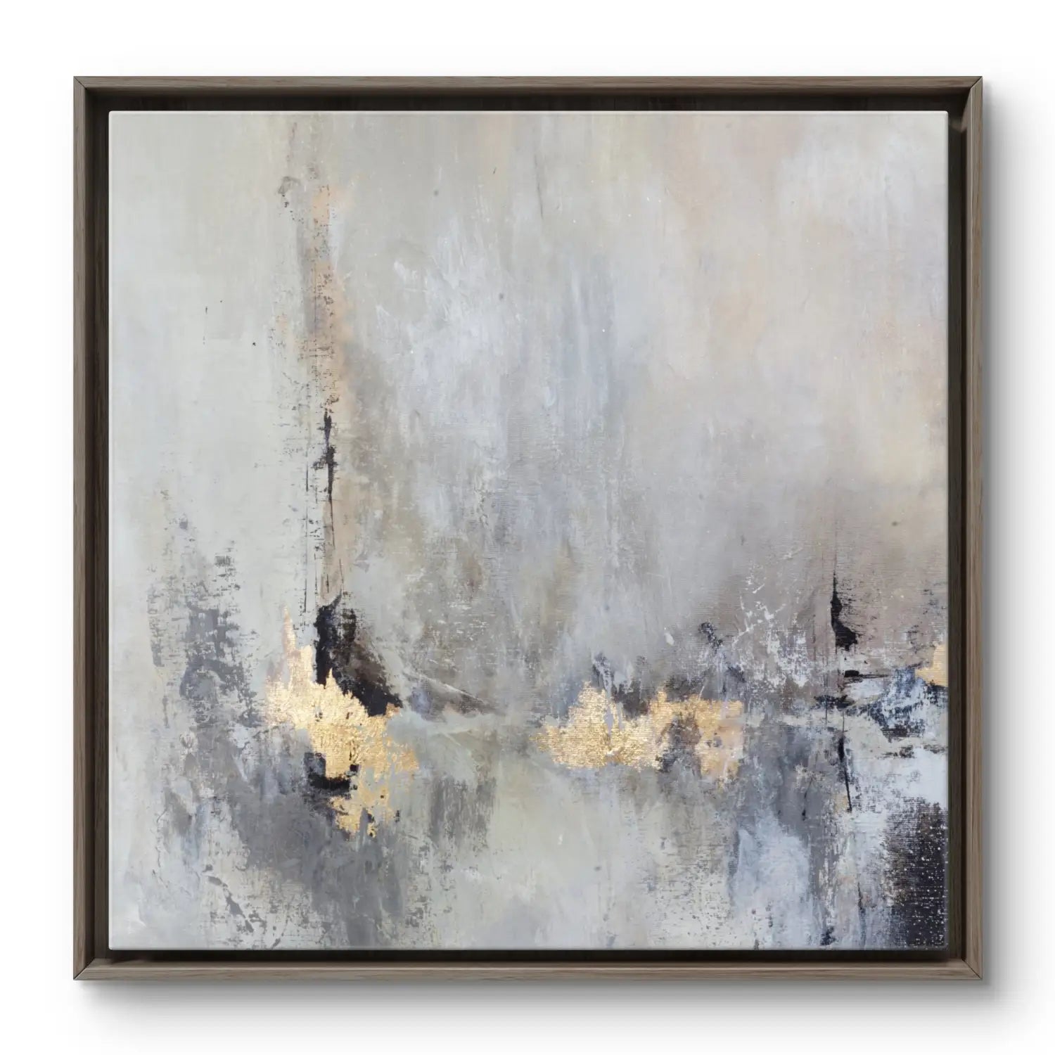 Majestic Glimmer - Gold Abstract Art