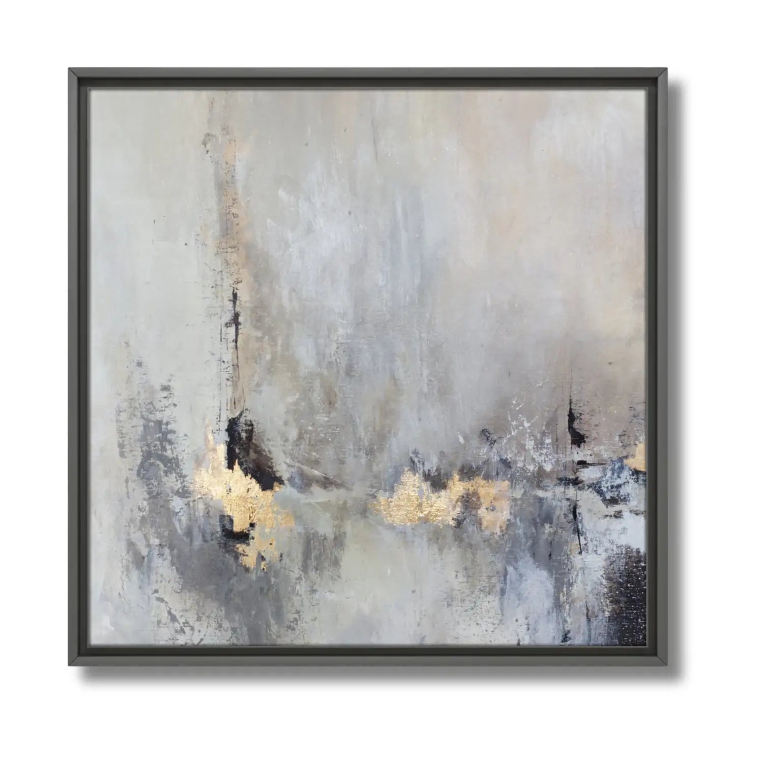 Majestic Glimmer - Gold Abstract Art