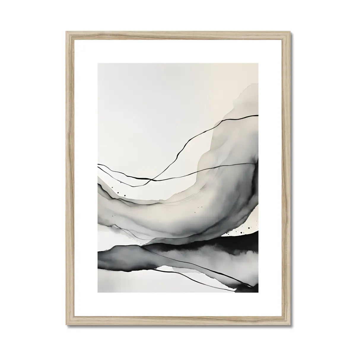 Minimalist Muse - Modern Black and White Artwork