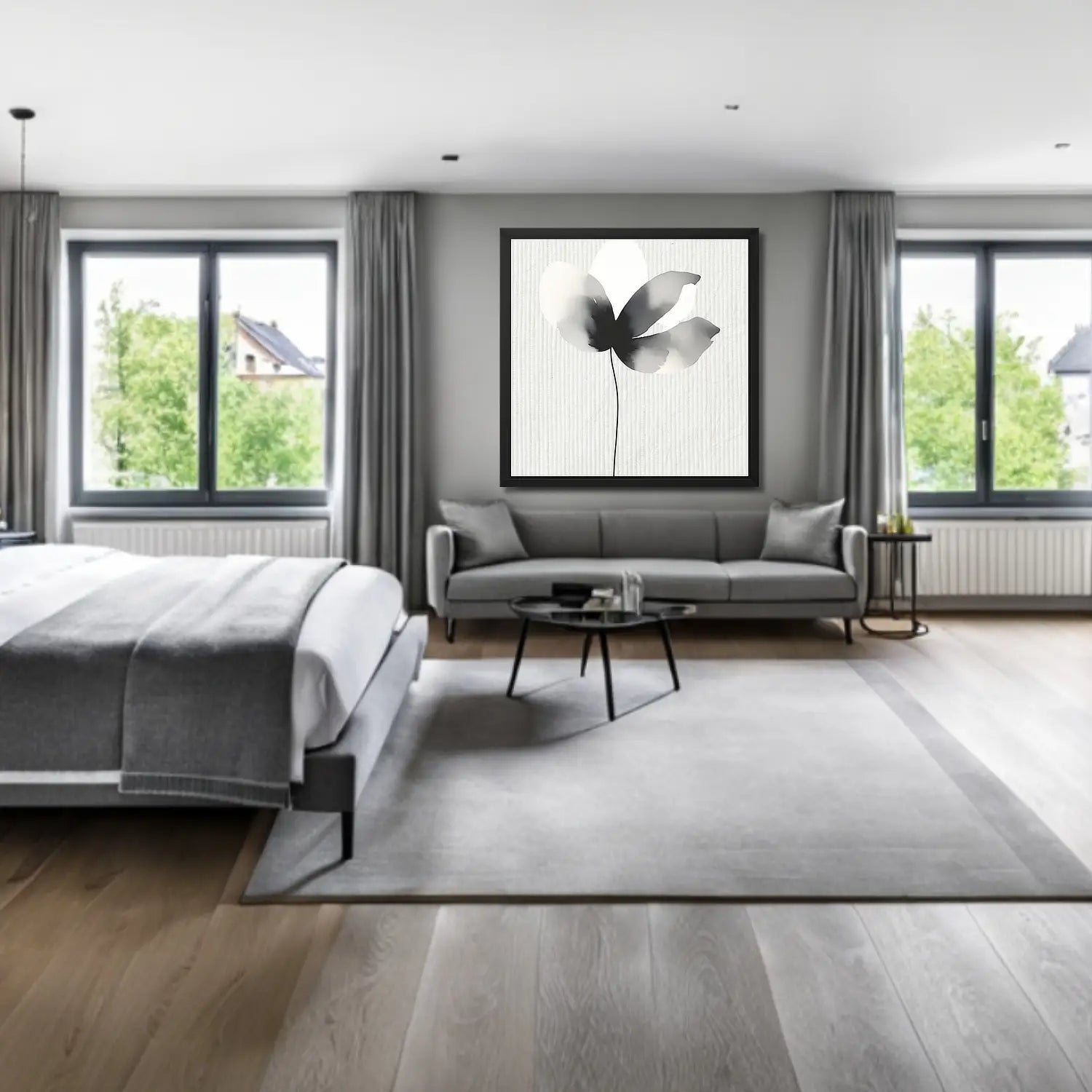 Perfectly Imperfect – Wabi Sabi inspirierte schwarz-weiße Wandkunst