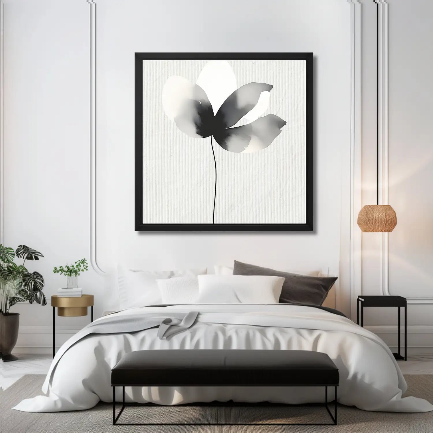Perfectly Imperfect - Wabi Sabi inspired black and white wall art