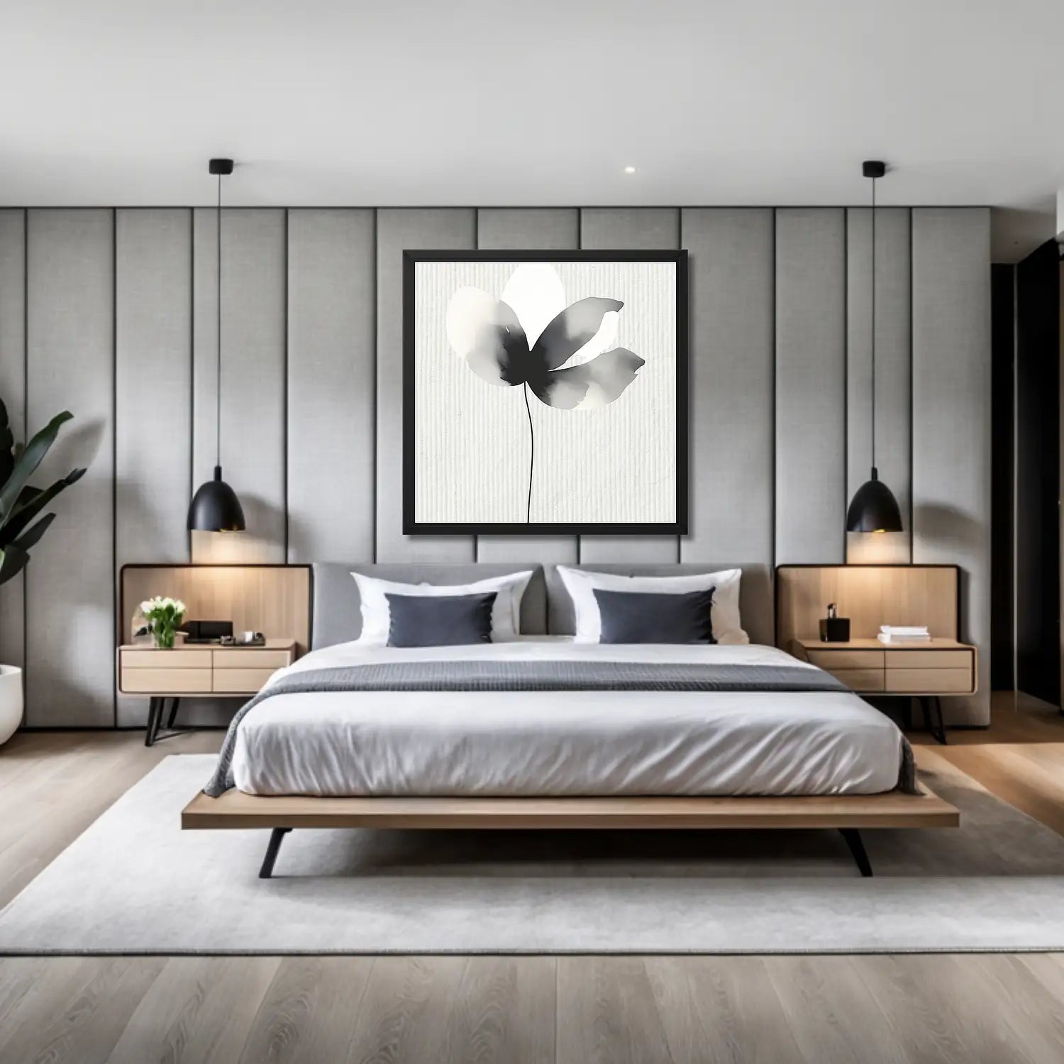 Perfectly Imperfect – Wabi Sabi inspirierte schwarz-weiße Wandkunst