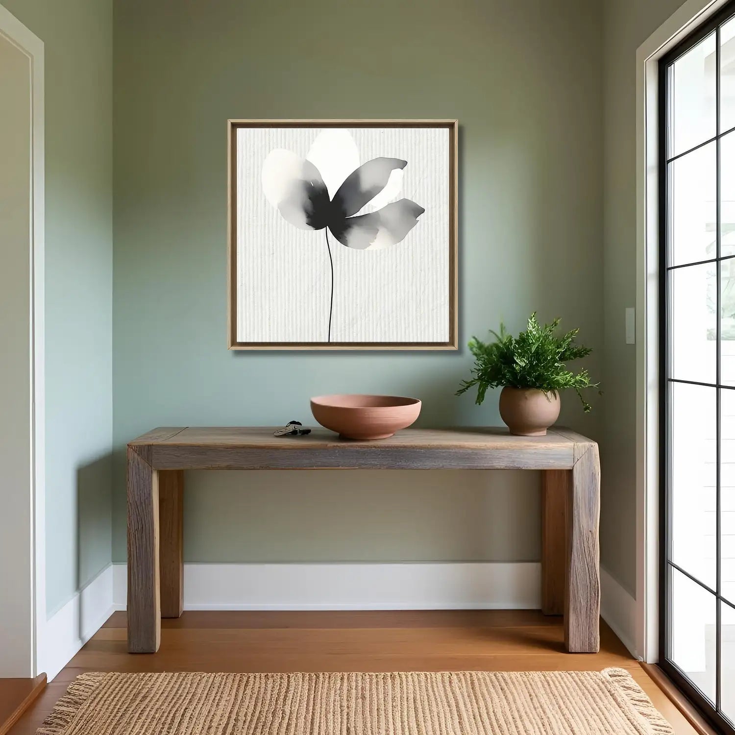 Perfectly Imperfect – Wabi Sabi inspirierte schwarz-weiße Wandkunst