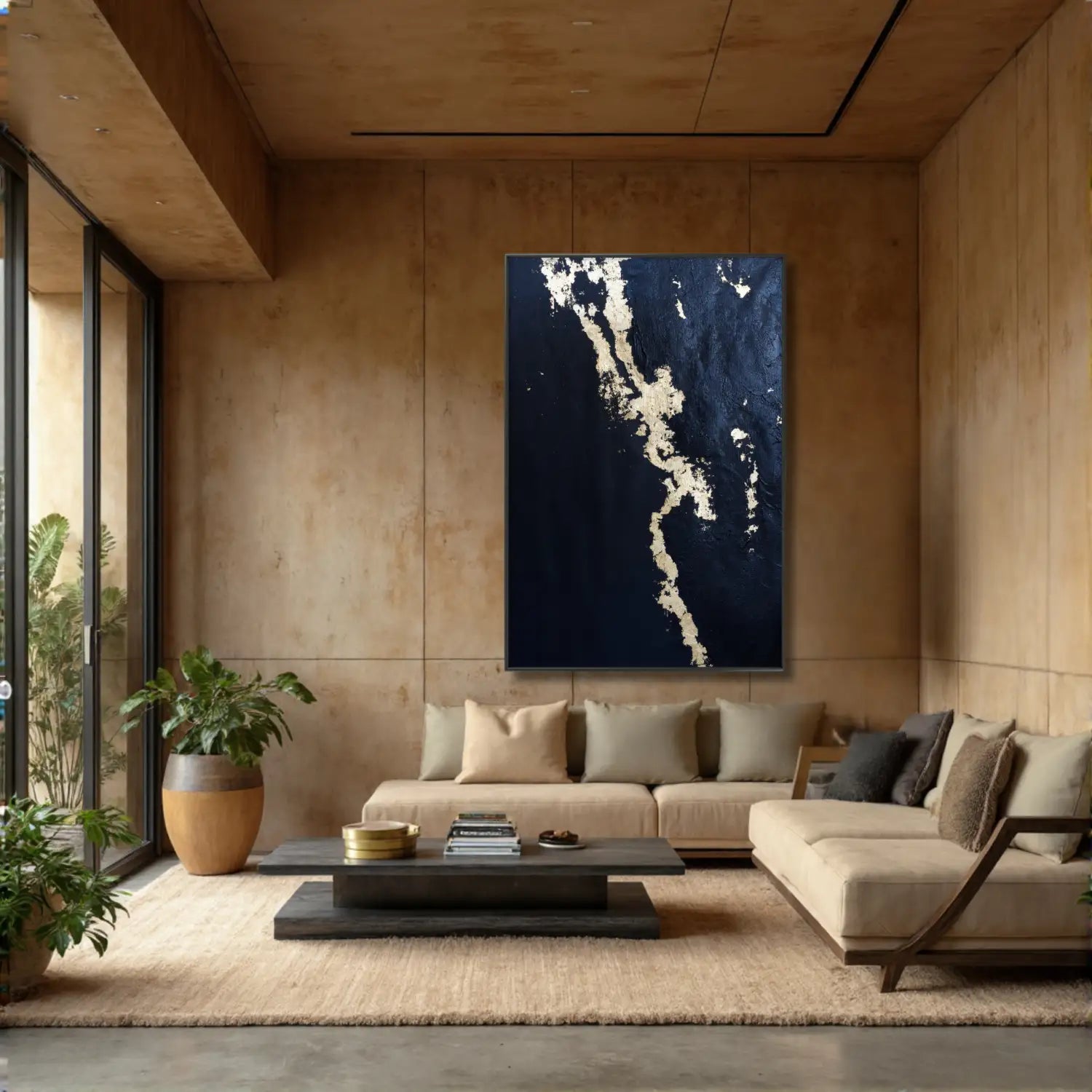 Prestigio - Elegante arte de pared negro