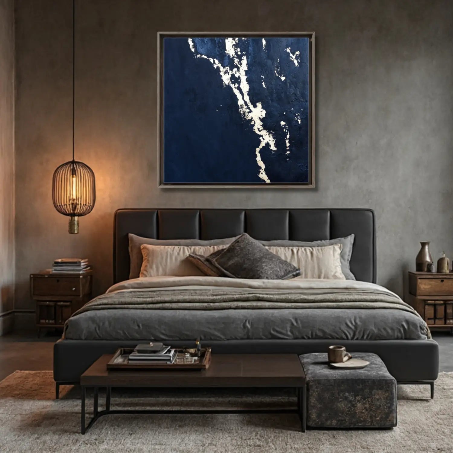 Prestige - Black canvas art for dark interiors