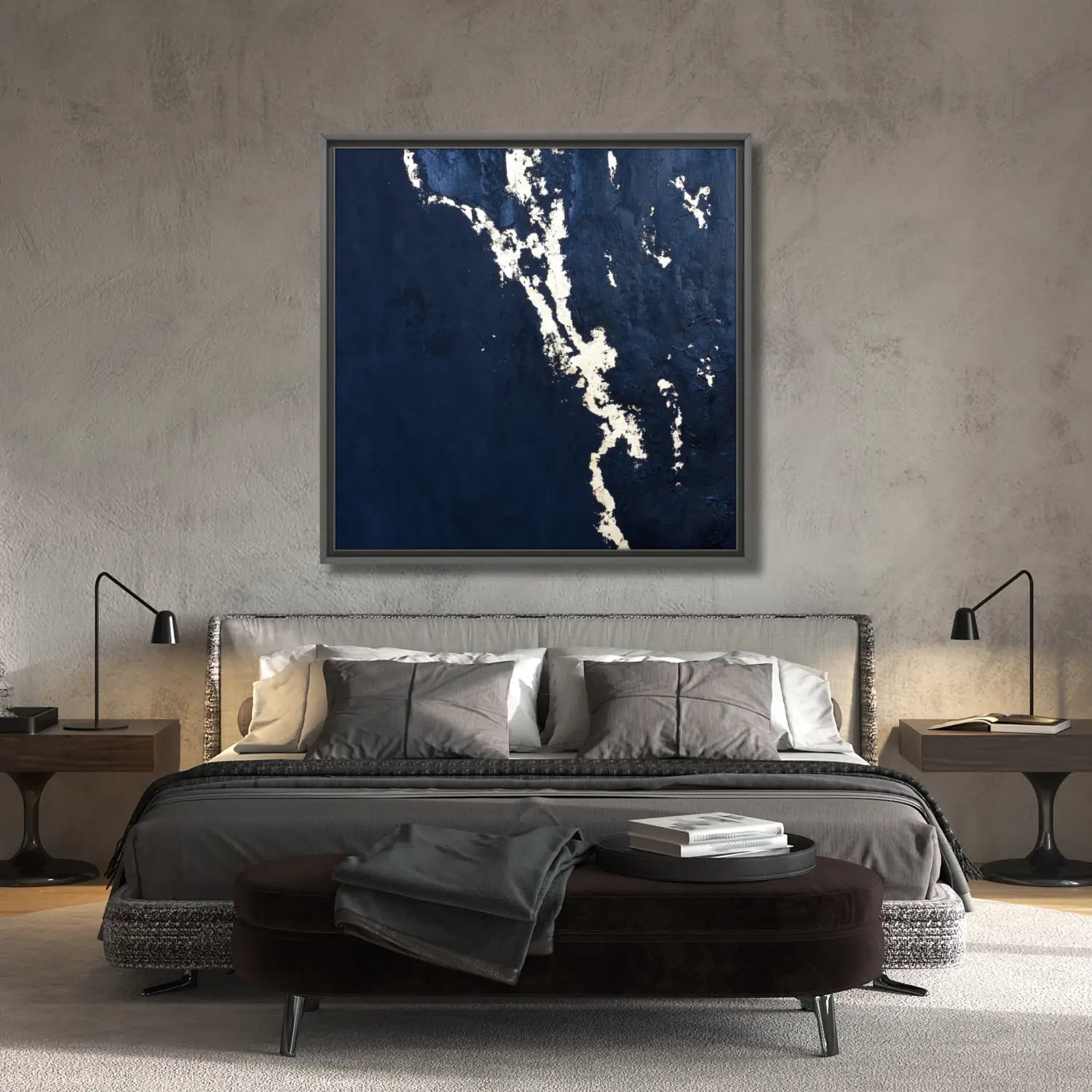 Prestige - Black canvas art for dark interiors