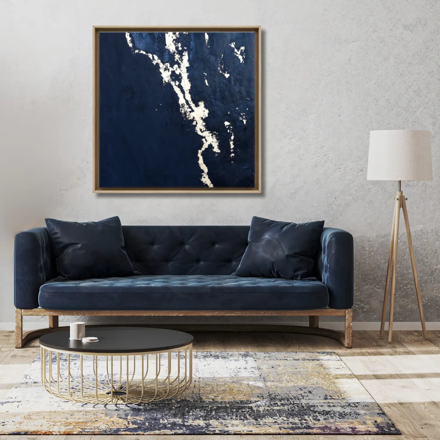 Prestige - Black canvas art for dark interiors