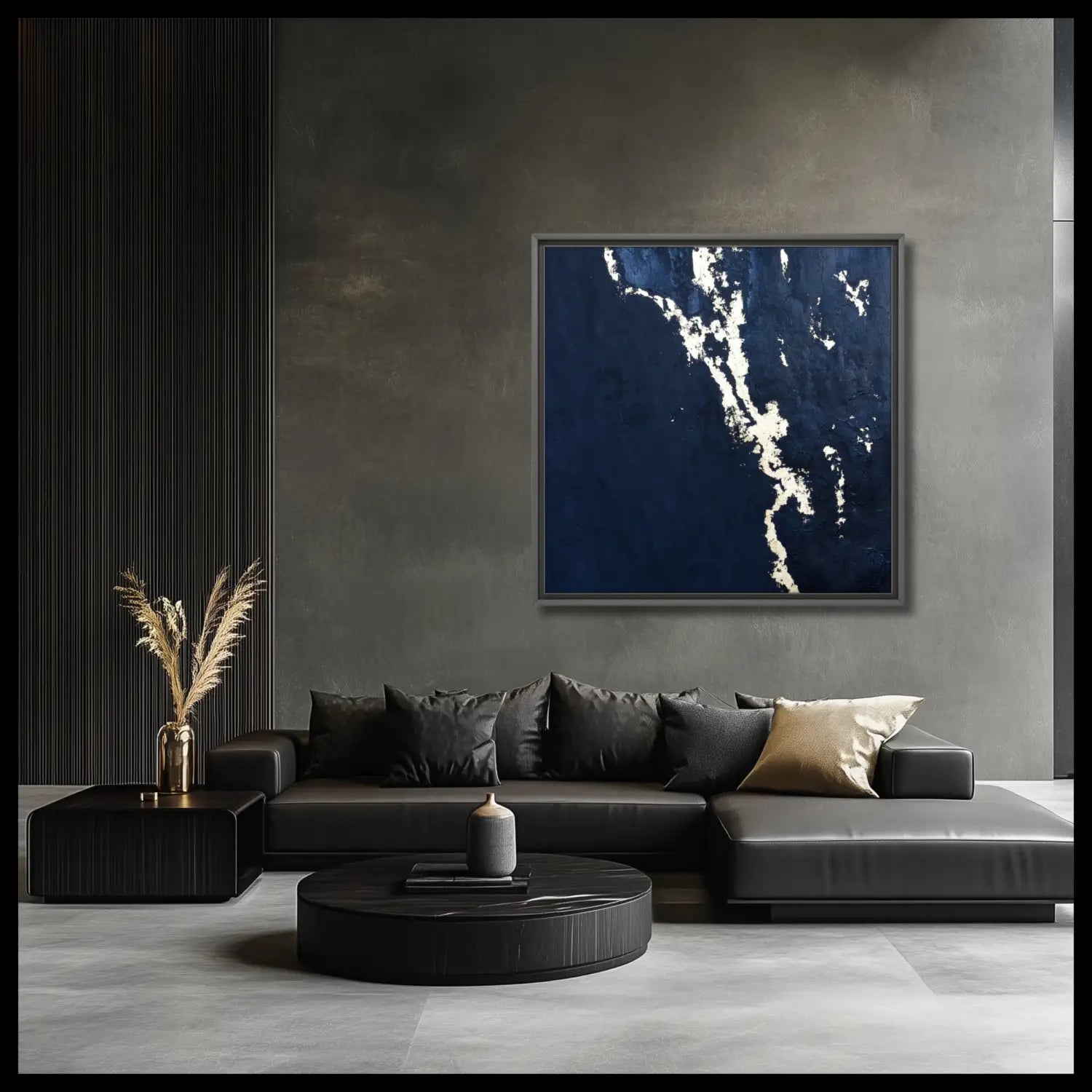 Prestige - Black canvas art for dark interiors