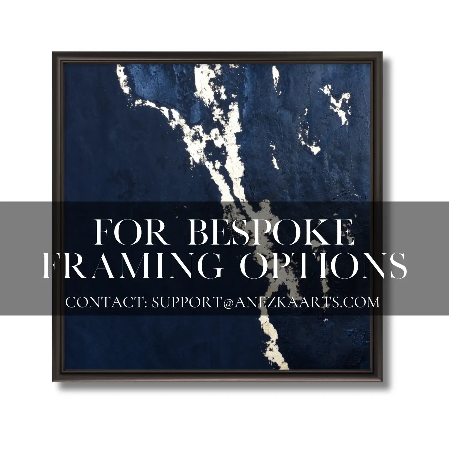 Prestige - Black canvas art for dark interiors