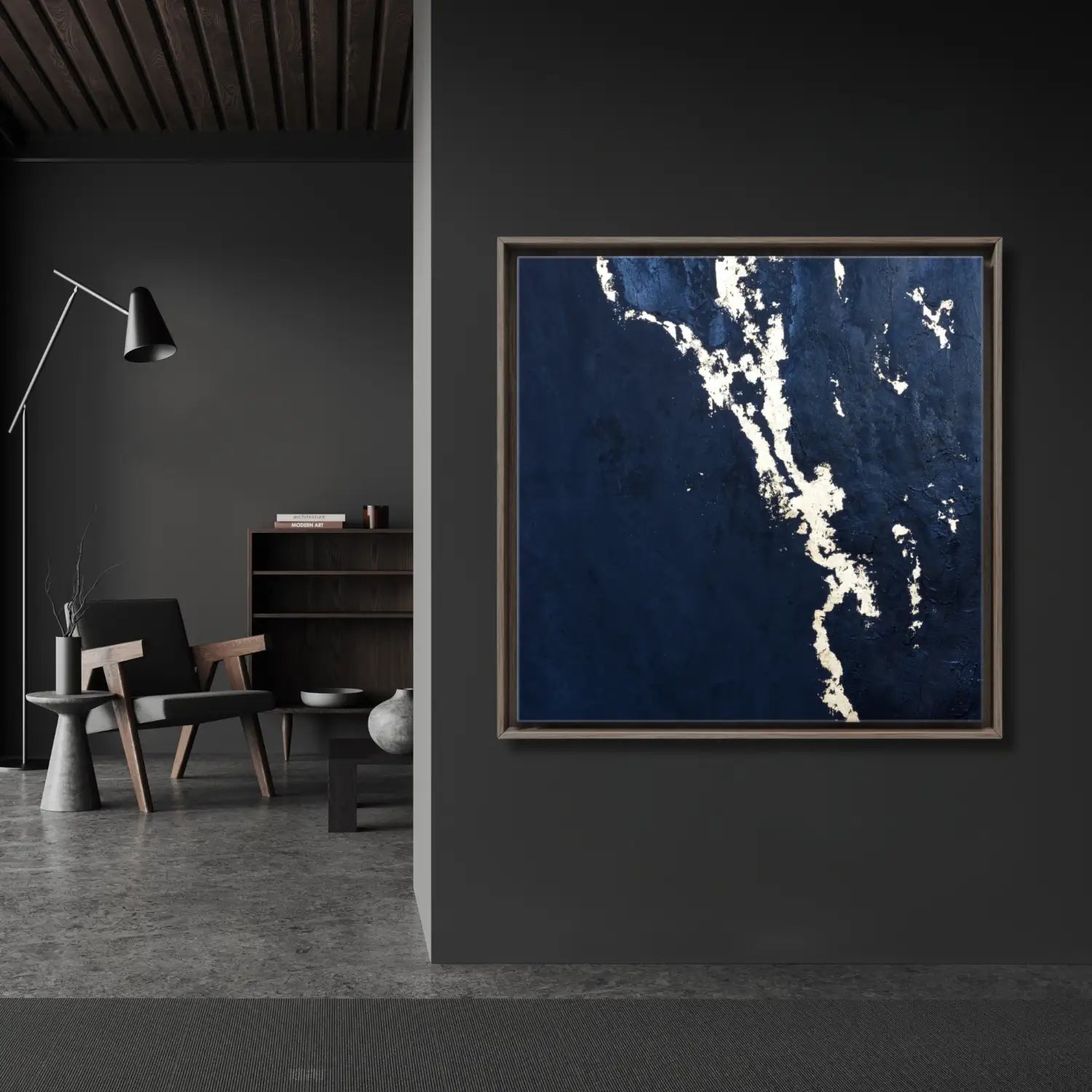 Prestige - Black canvas art for dark interiors