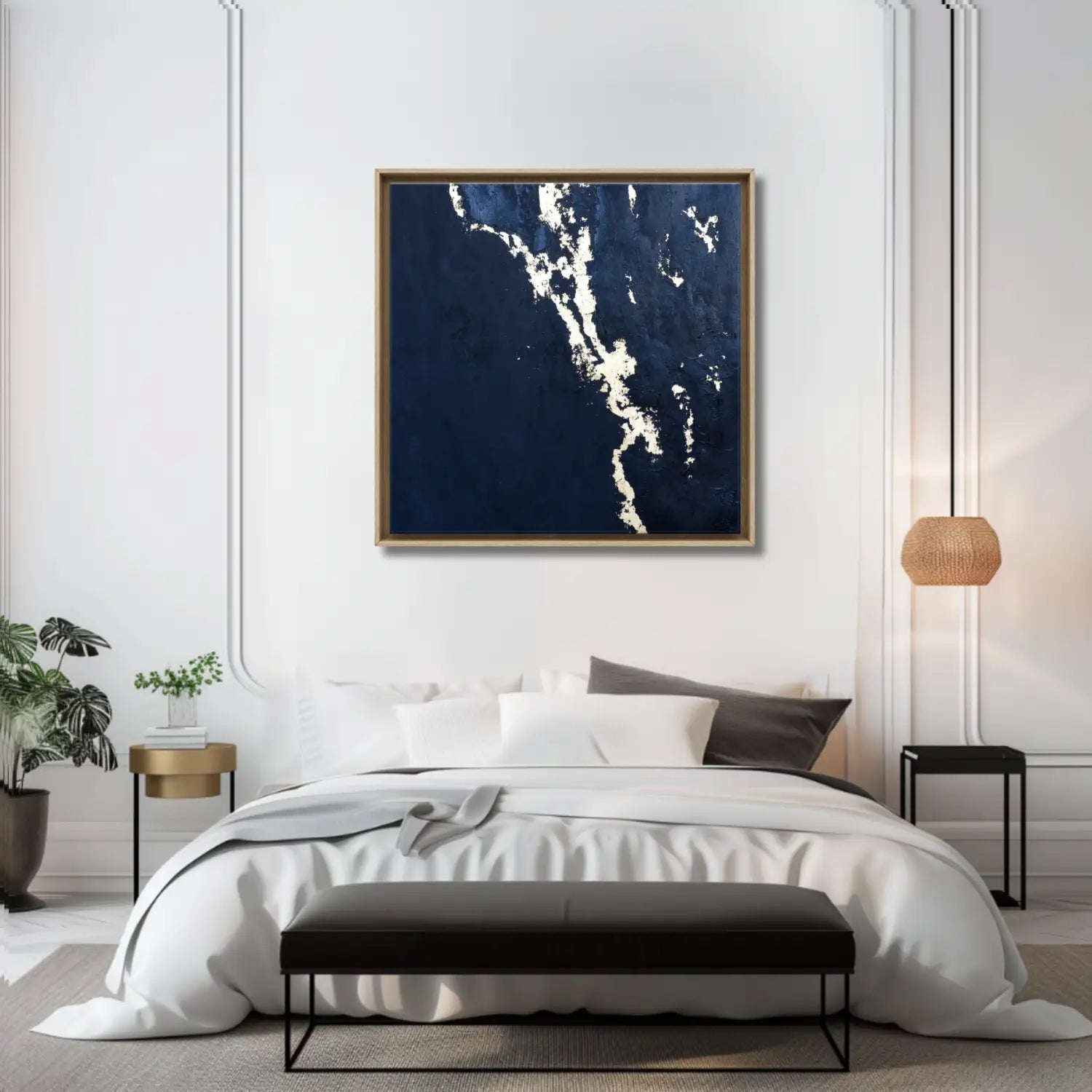 Prestige - Black canvas art for dark interiors
