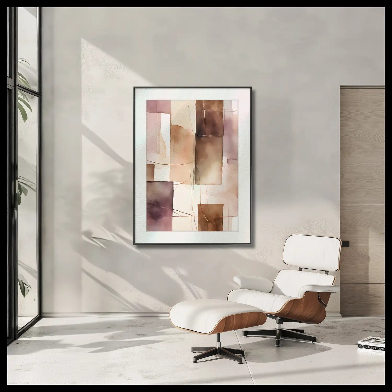 Quiet Reflection - Art Print in Earthy Tones