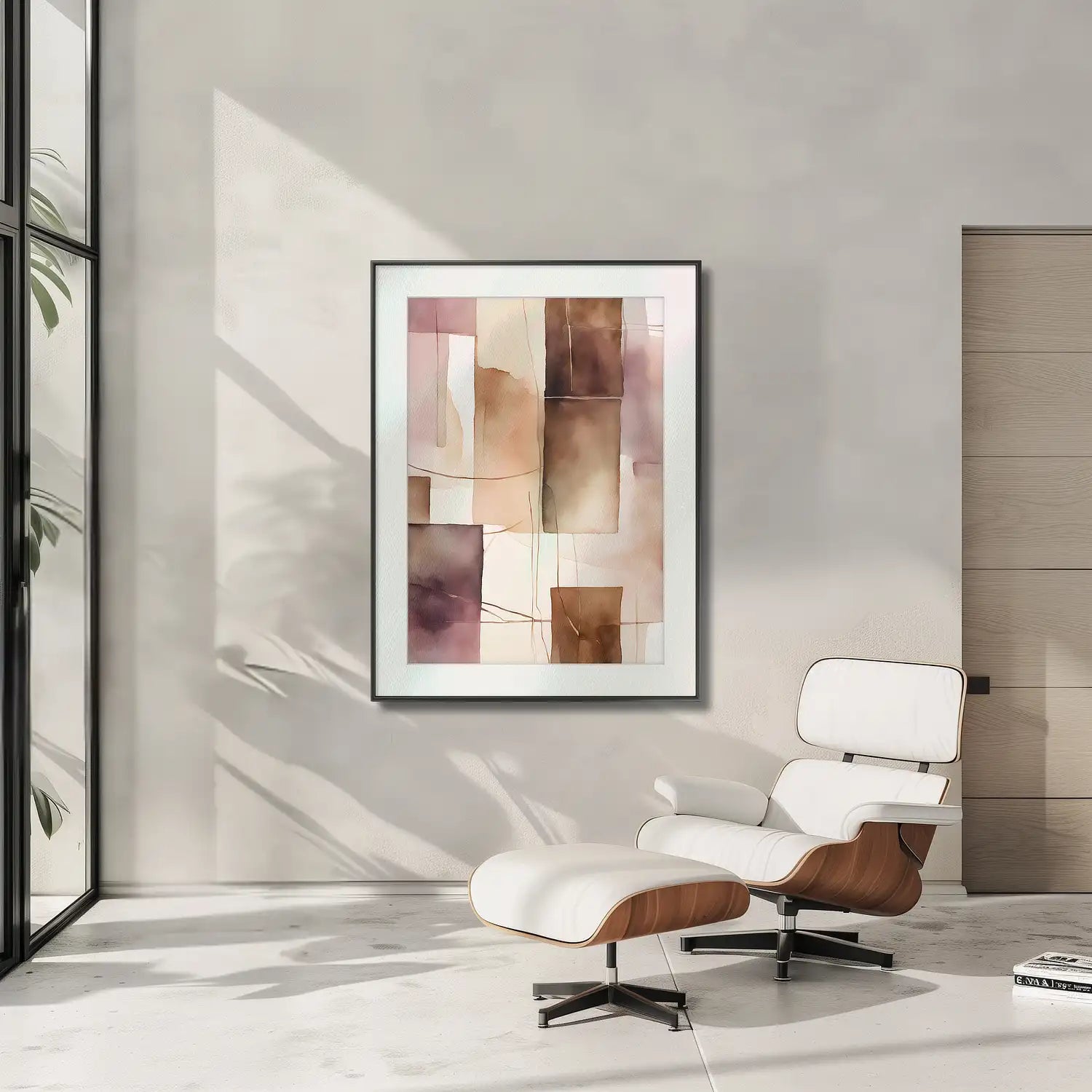 Quiet Reflection - Art Print in Earthy Tones