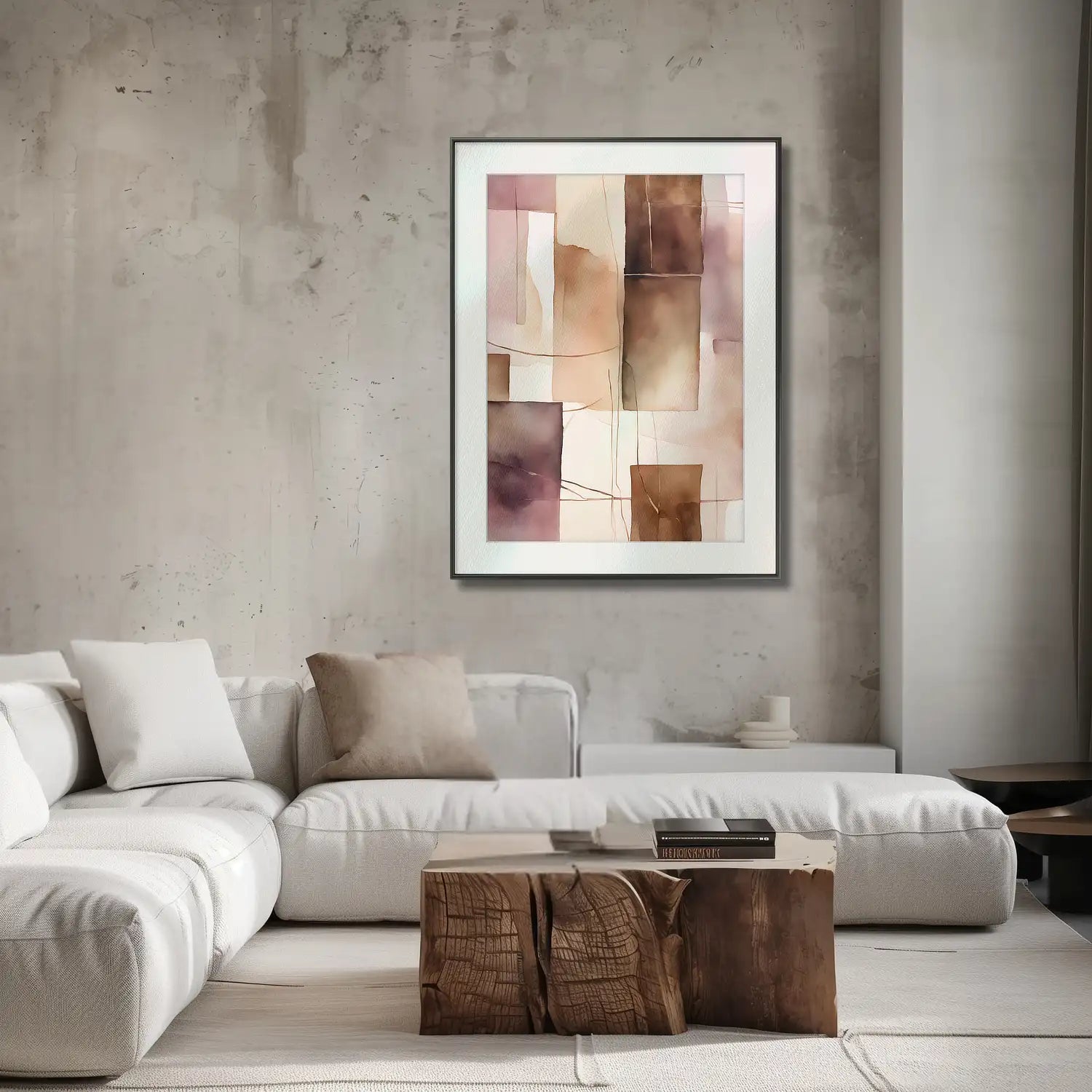 Quiet Reflection - Art Print in Earthy Tones