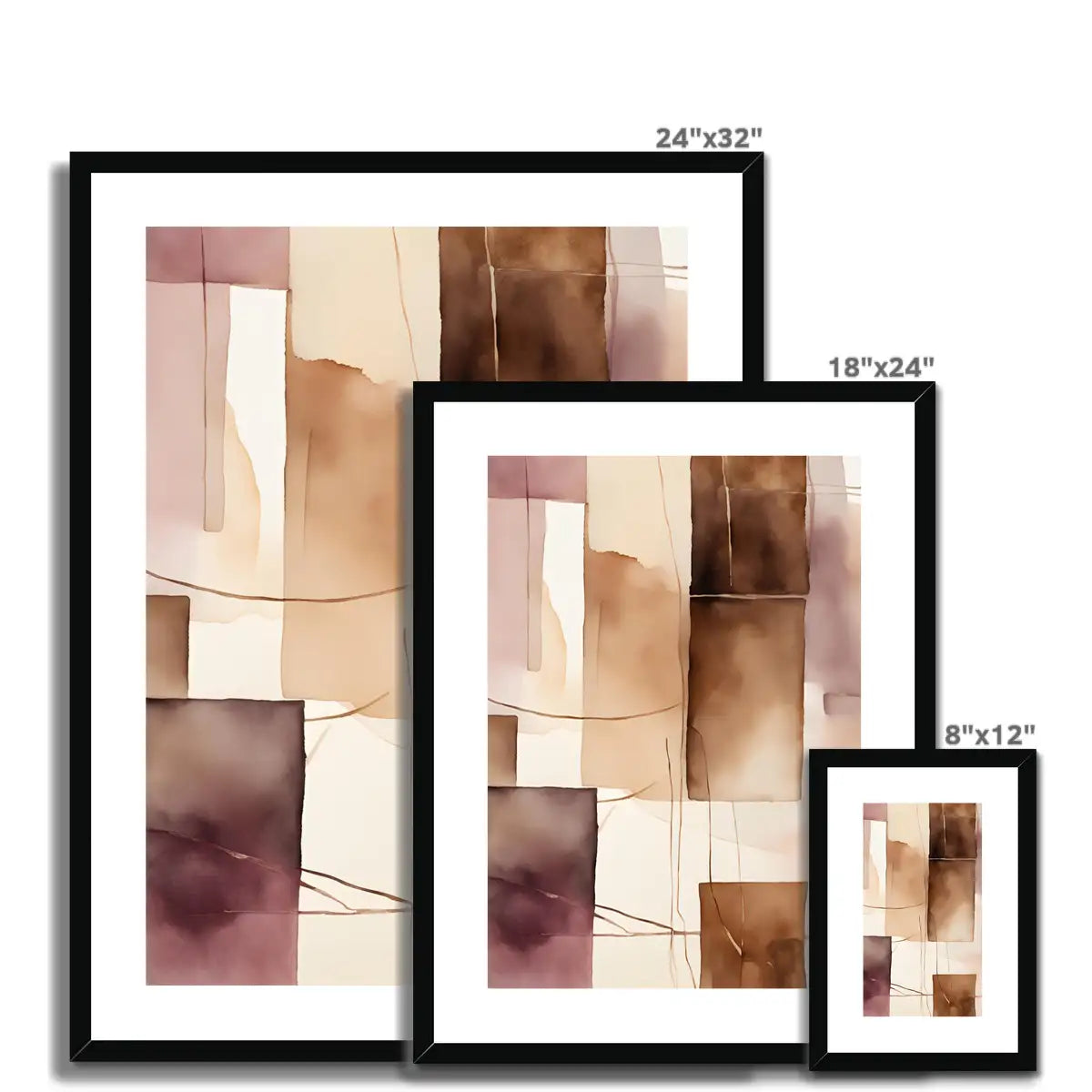 Quiet Reflection - Art Print in Earthy Tones