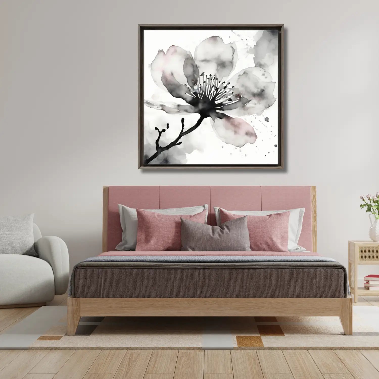 Sakura Blossom - Japandi inspired canvas art