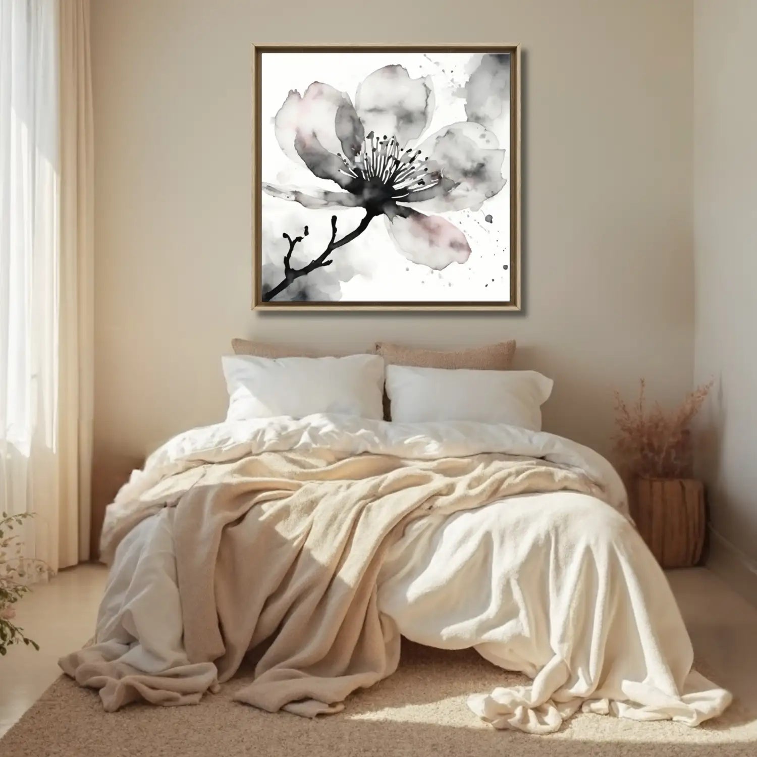 Sakura Blossom - Japandi inspired canvas art