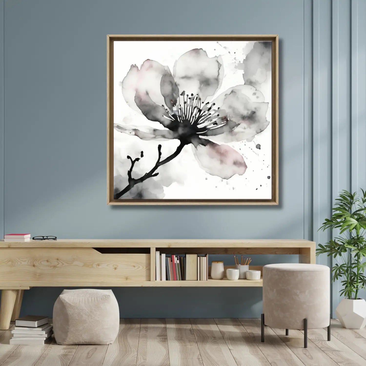 Sakura Blossom - Japandi inspired canvas art