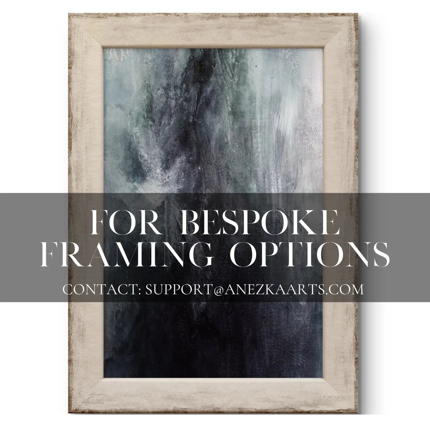 Serenity - Modern abstract wall art for moody interiors