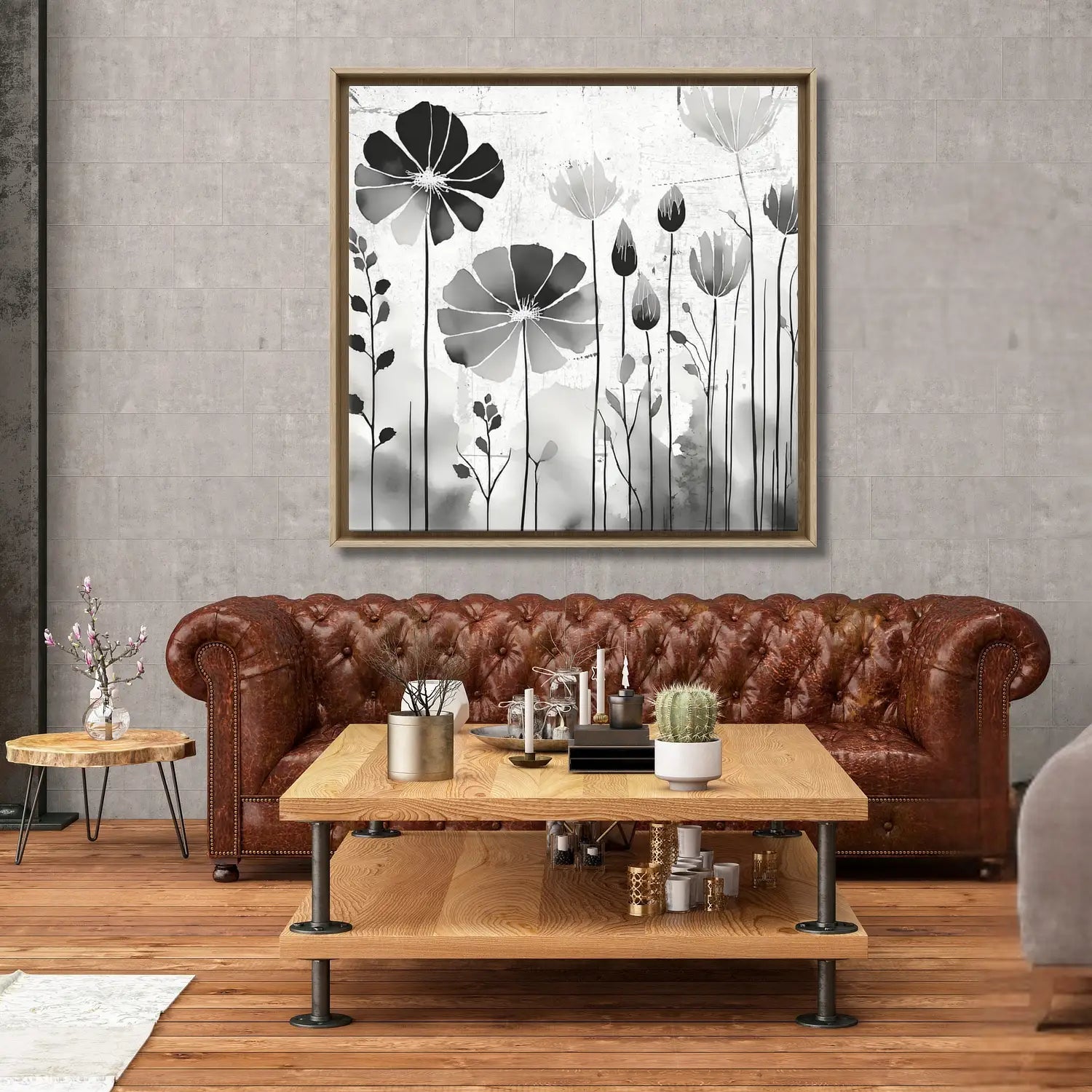 Unity - Gerahmter botanischer Druck