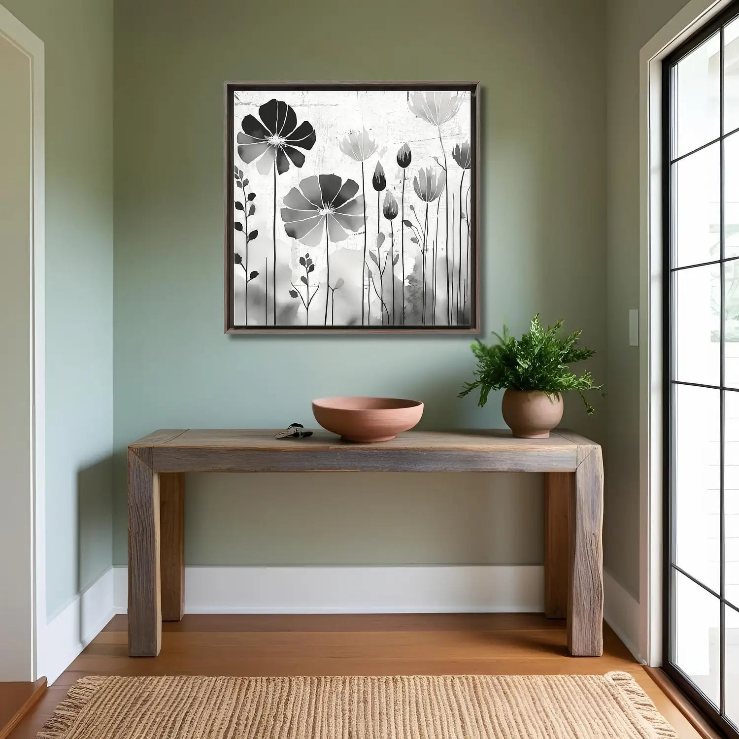 Unity - Gerahmter botanischer Druck