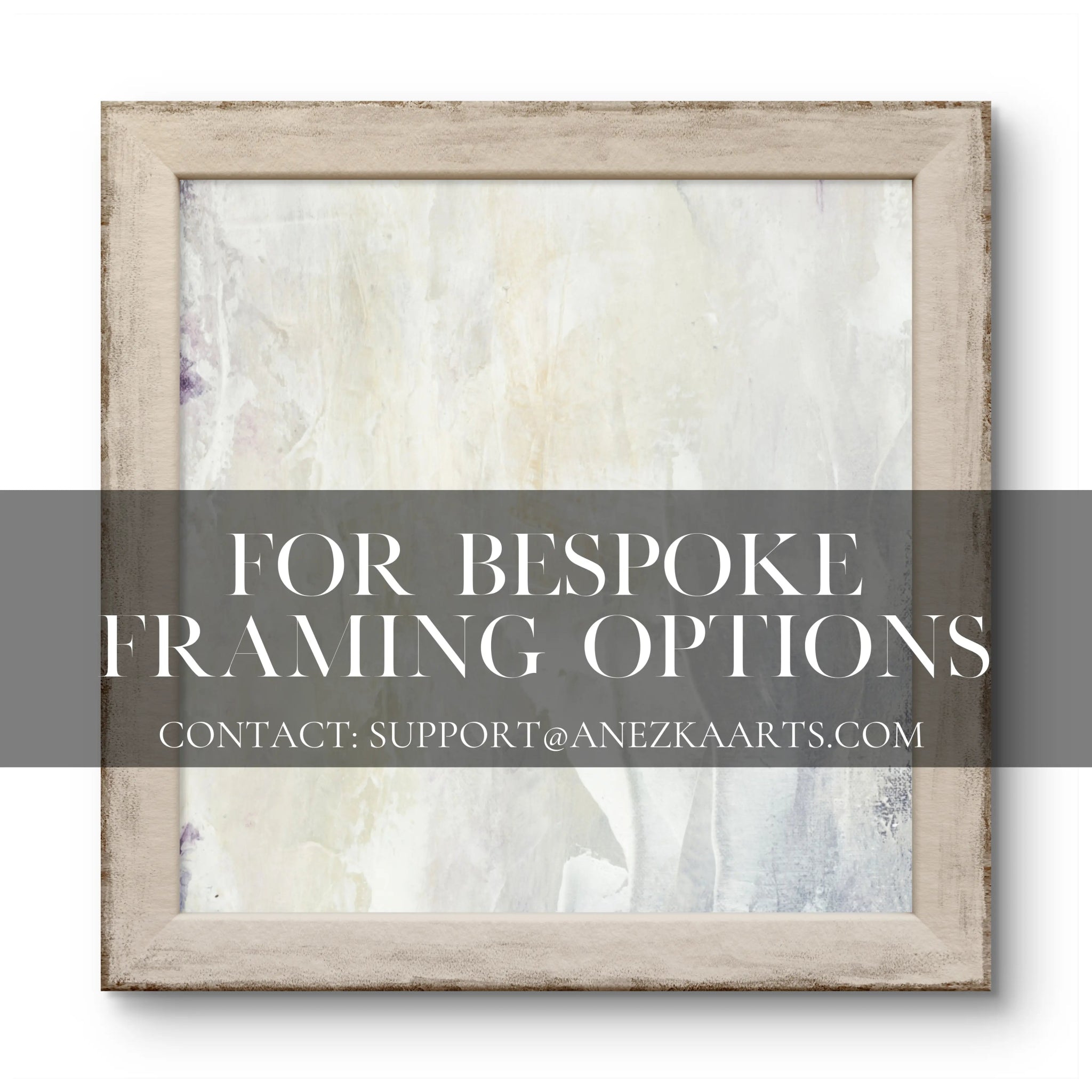 Creamy Finesse | Framed Monochrome Canvas Art - Anez Ka Arts Luxury Wall Art