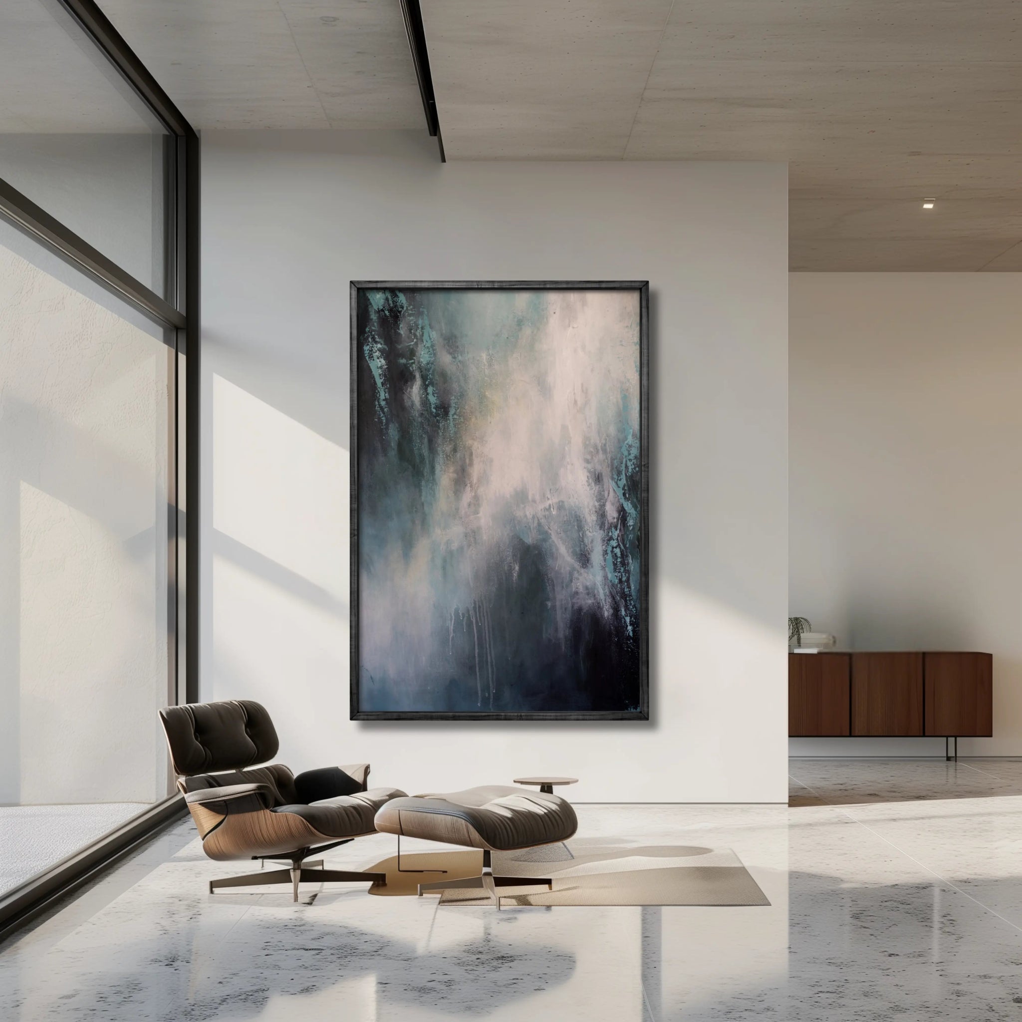 Enchantment | Tranquil Framed Canvas Art - Anez Ka Arts Luxury Wall Art