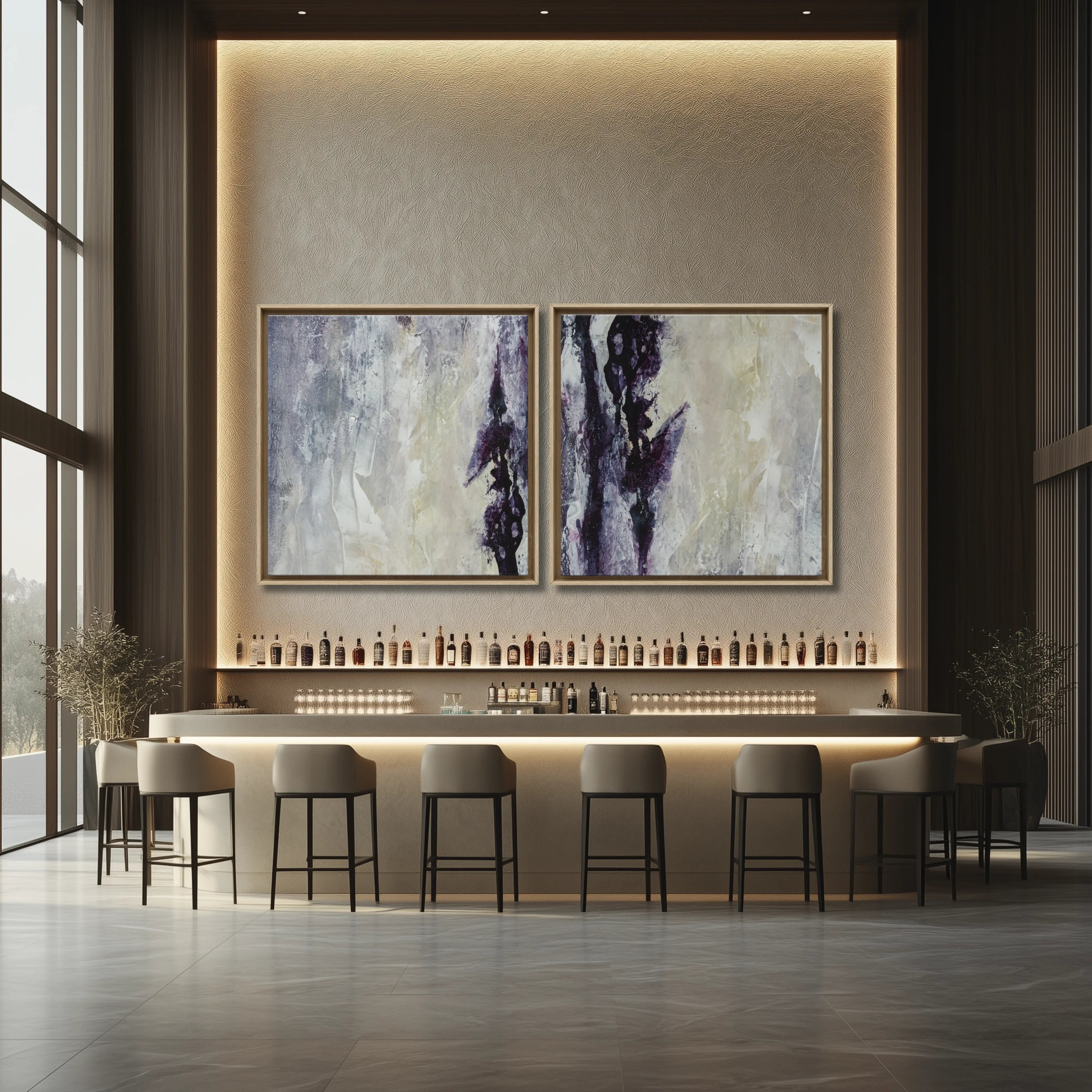 Glamourös | Luxuriöses Wandkunst-Set für moderne Häuser | Anez Ka Arts 