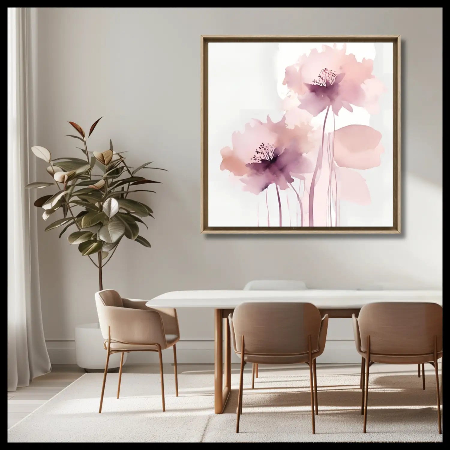 Awakening II - Blush wall art for calm spaces