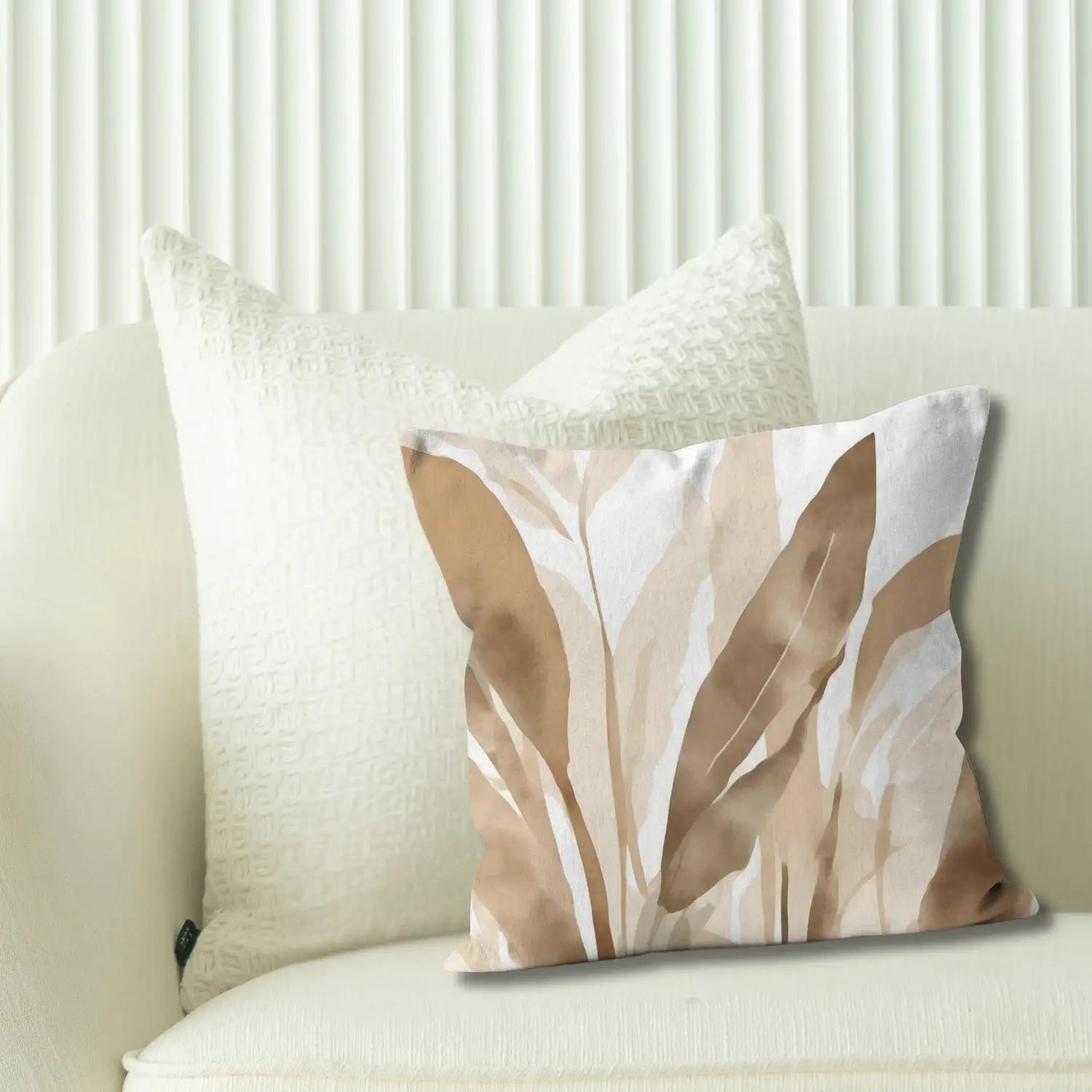 Haven - Tan throw pillows for couch