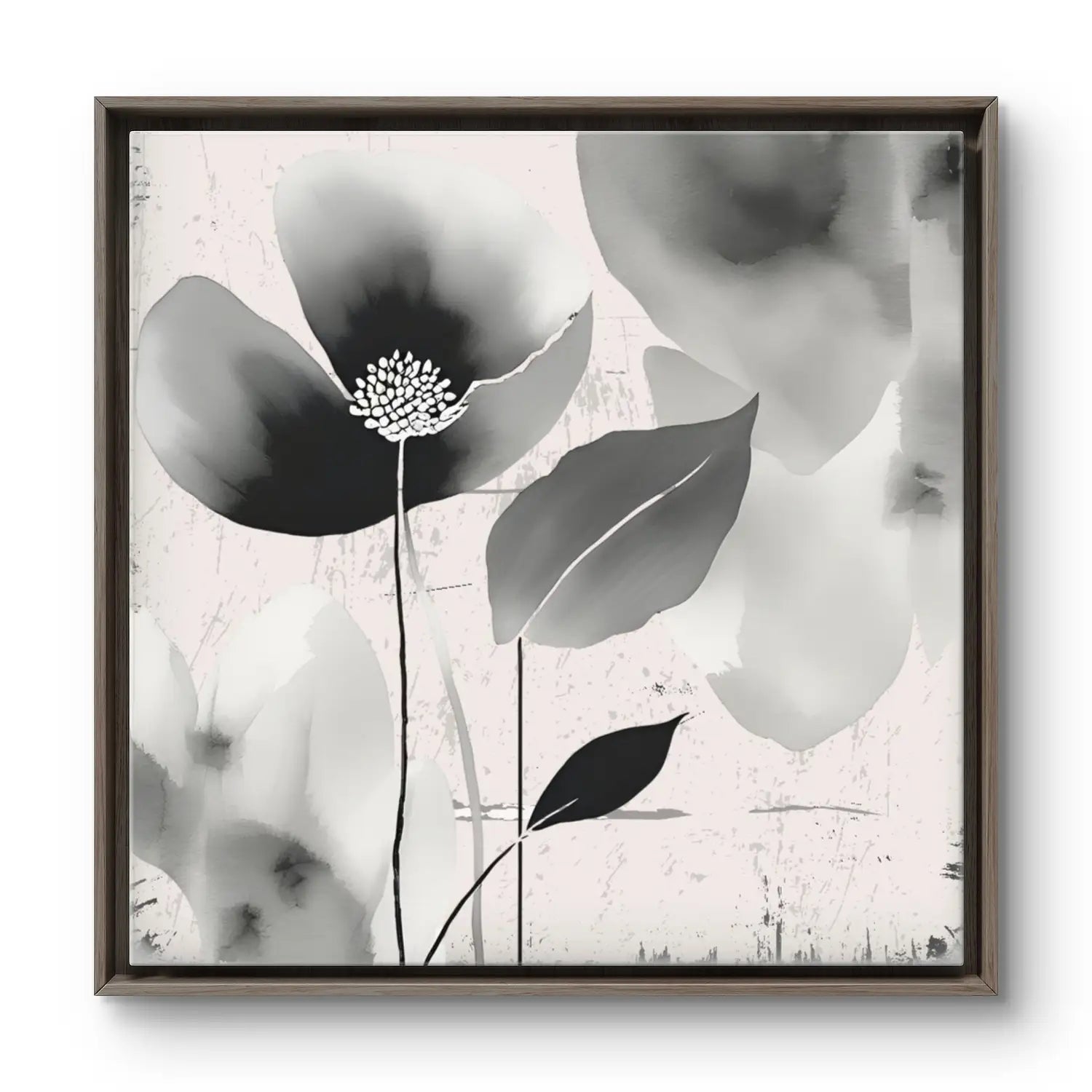 Hope - Abstract floral wall art