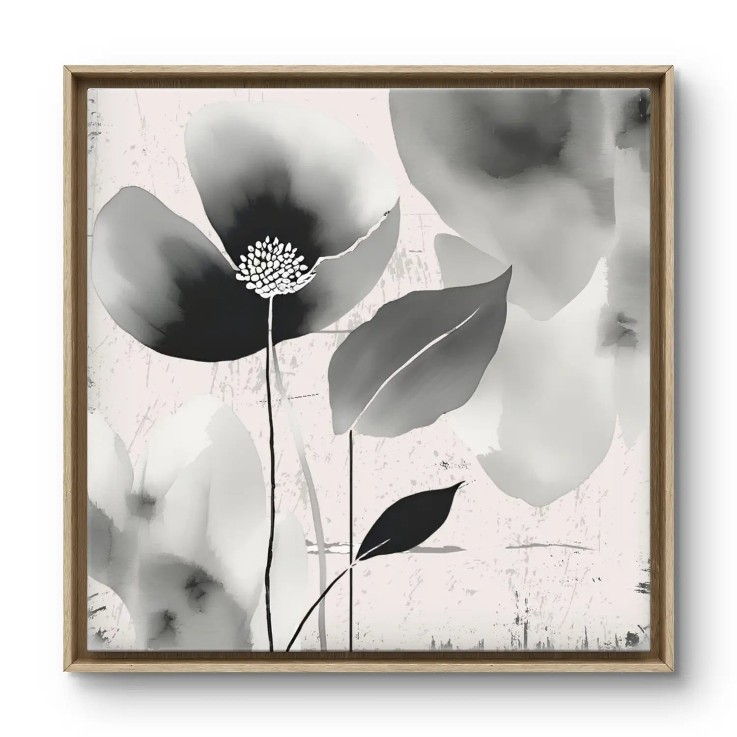 Hope - Abstract floral wall art