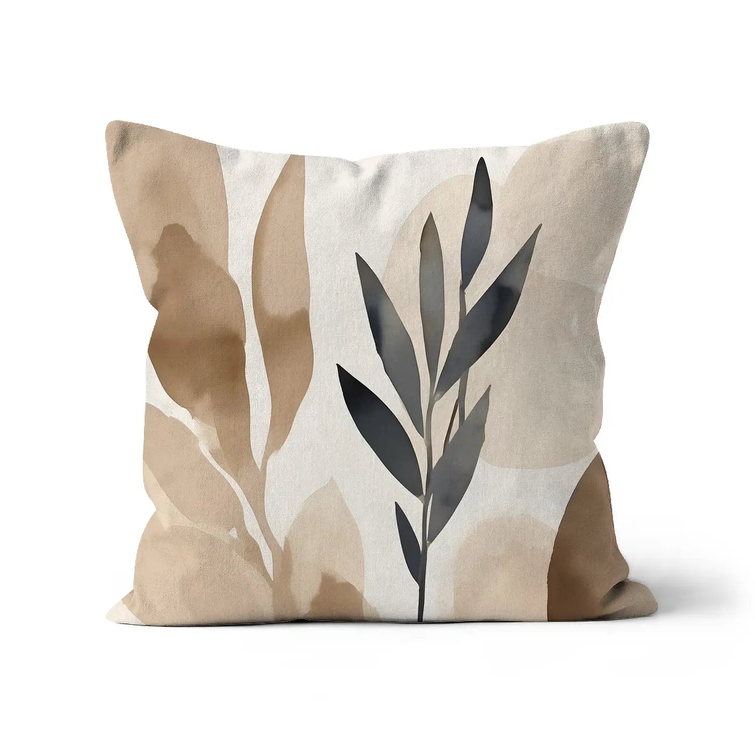 Idle - Handmade minimalist brown throw pillows for couch