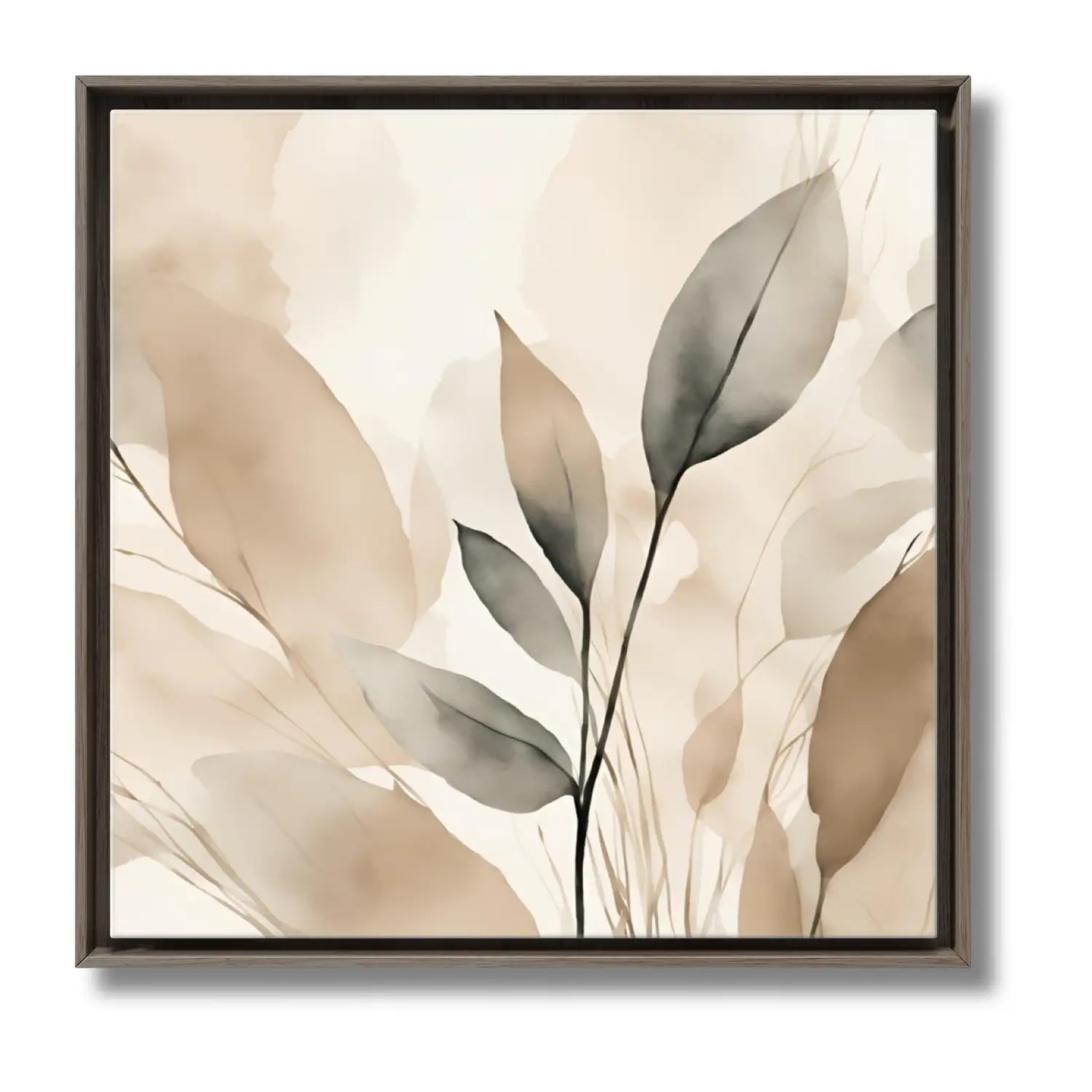 Leinwandbild „Morgenlicht – Blume“