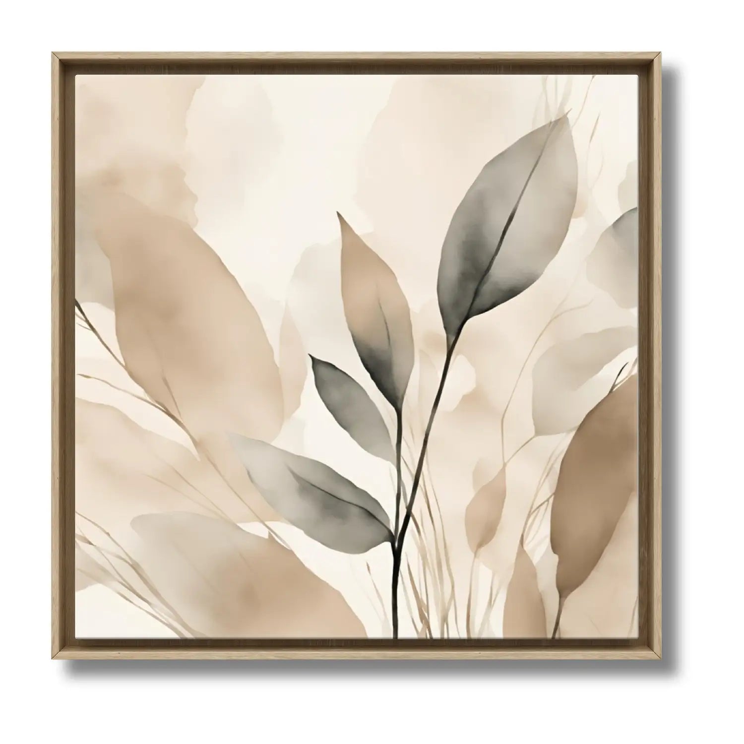 Leinwandbild „Morgenlicht – Blume“