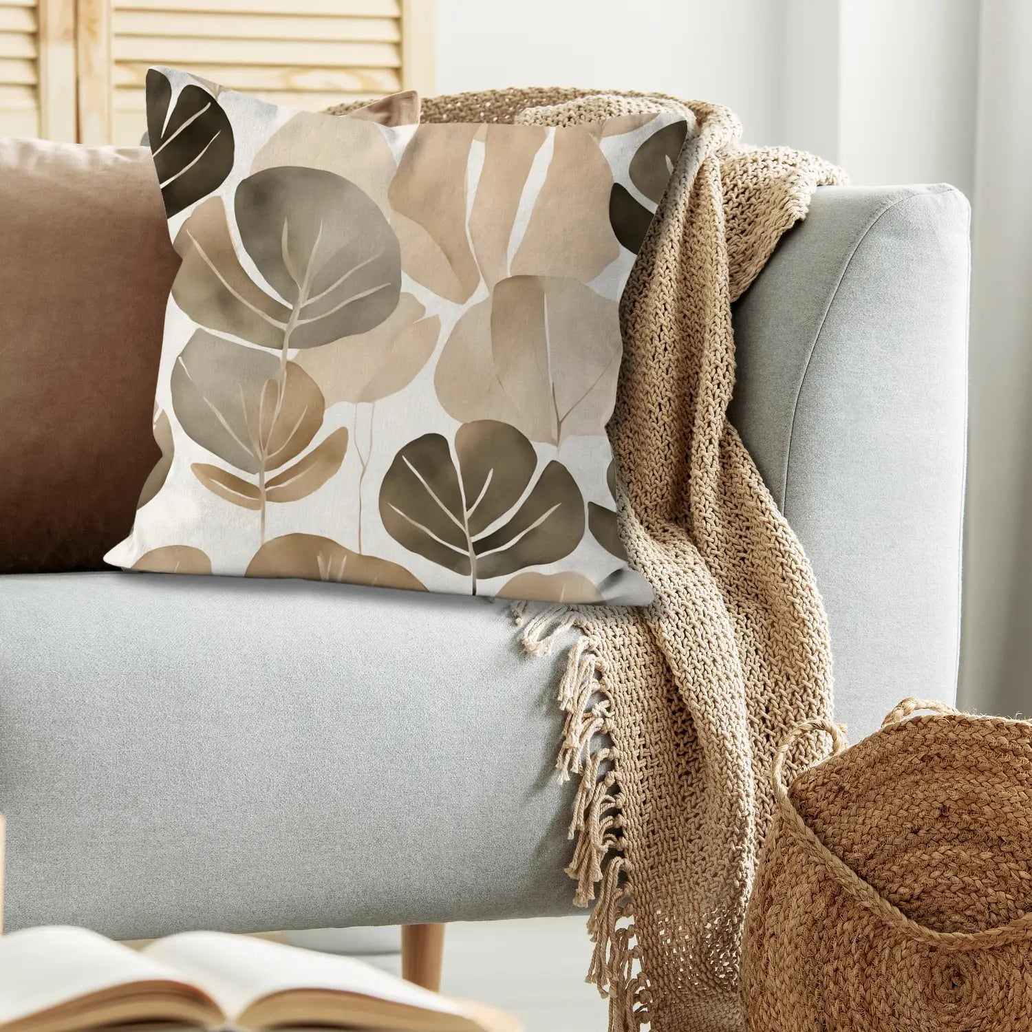 Repose - Throw pillows for leather couch