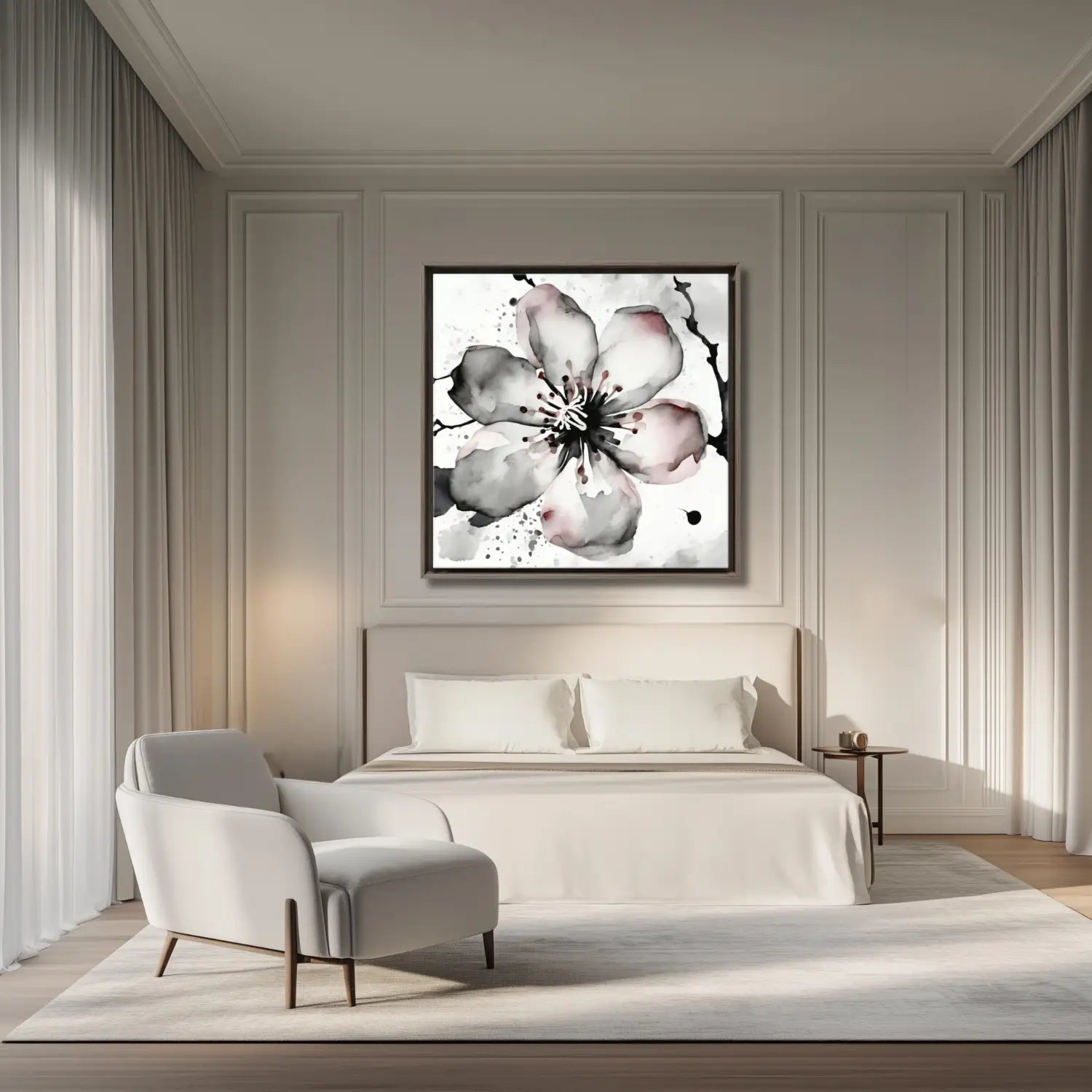 Sakura Bloom – zeitlose minimalistische Wandkunst 
