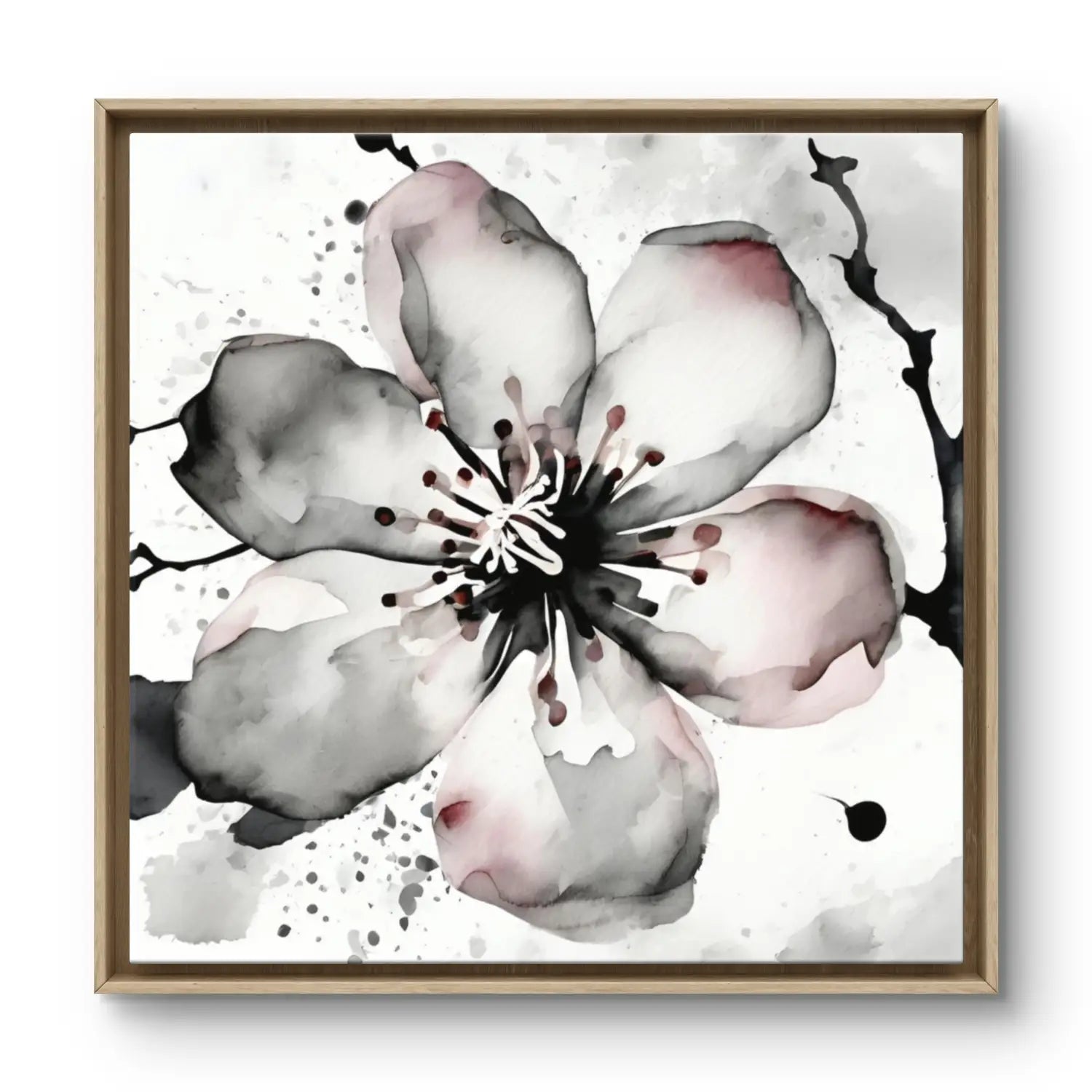 Sakura Bloom – zeitlose minimalistische Wandkunst 